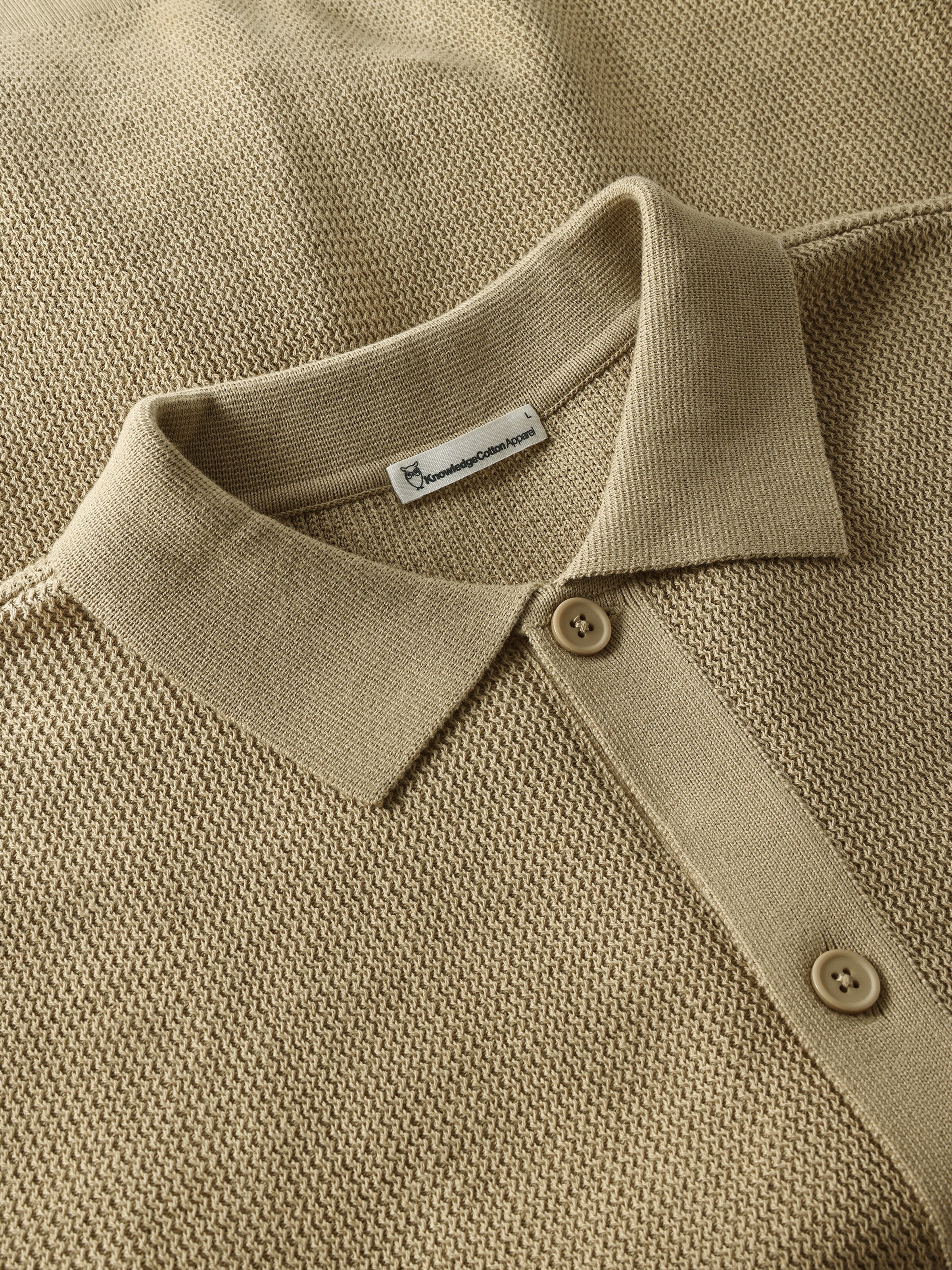 Regular knit shirt - Twill - Image 4