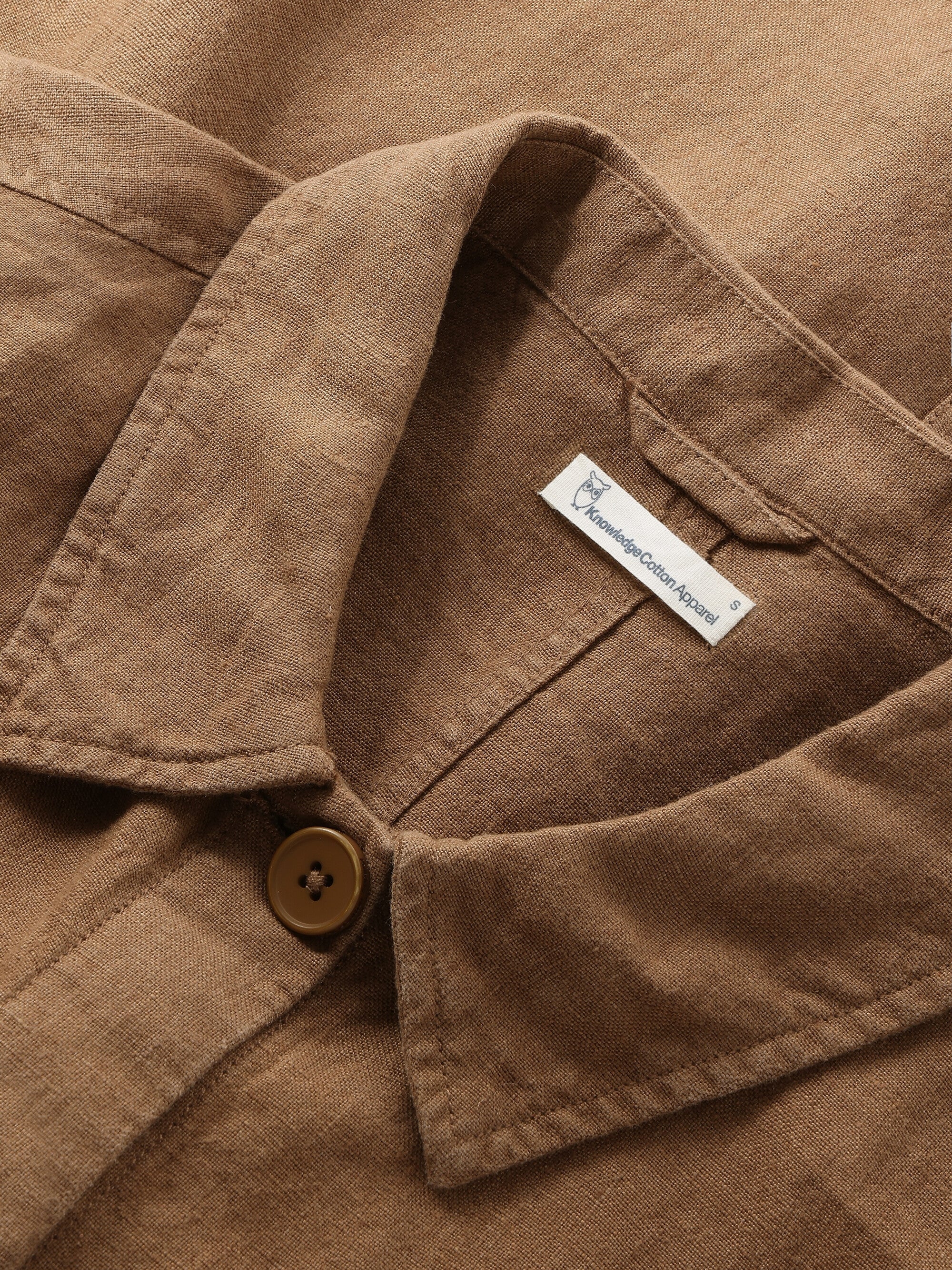 Regular linen overshirt - GOTS/Vegan - Tuffet - Image 2