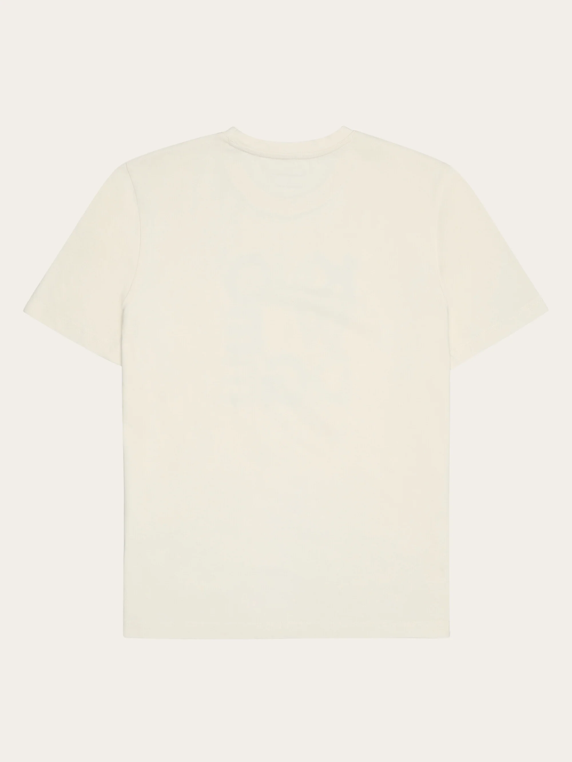 Regular short sleeve heavy single t-shirt - Regenerative Organic Certified™ - GOTS/Vegan - Egret - Image 3