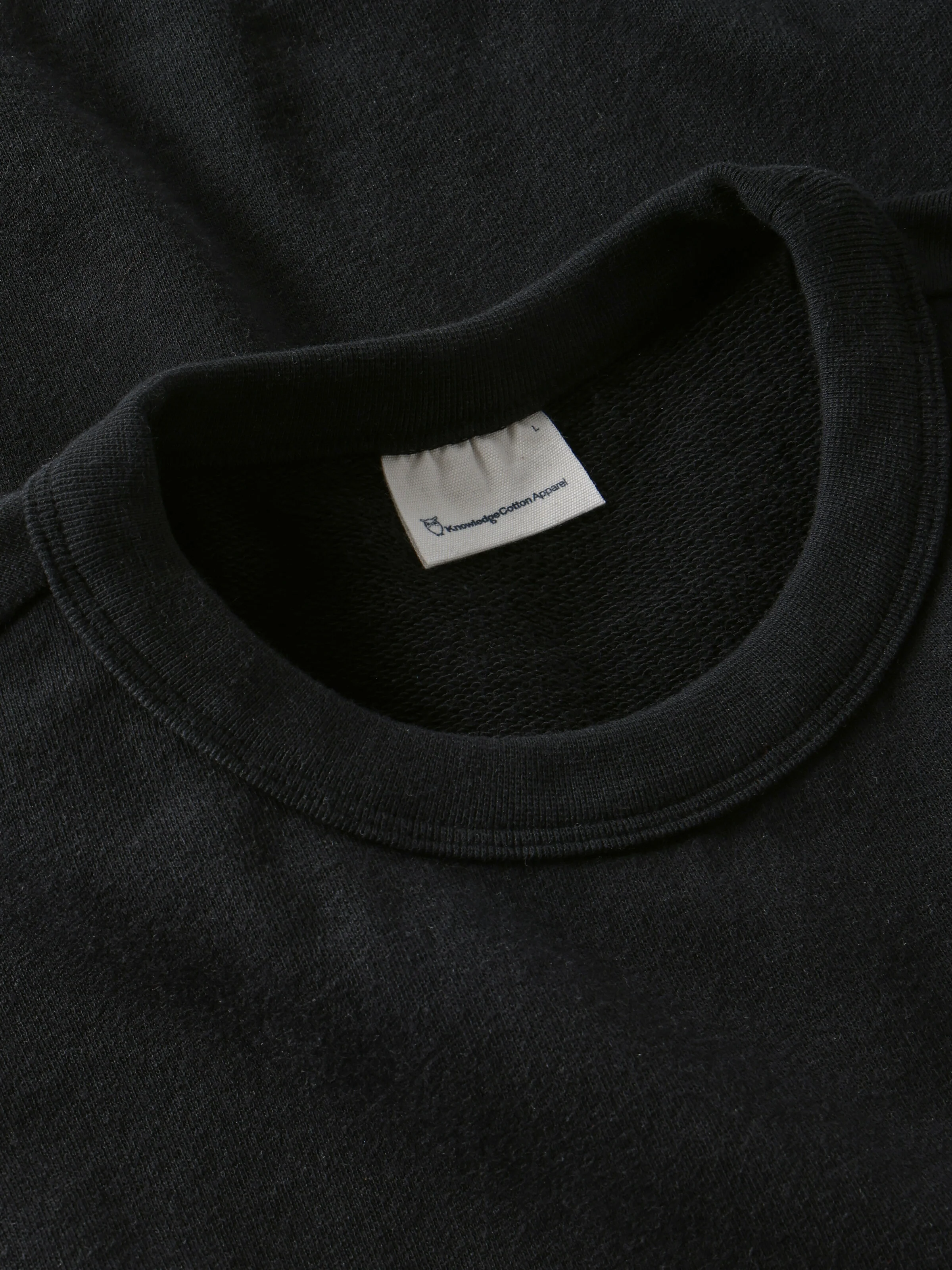 Relaxed printed crew neck - Black Jet - Image 2