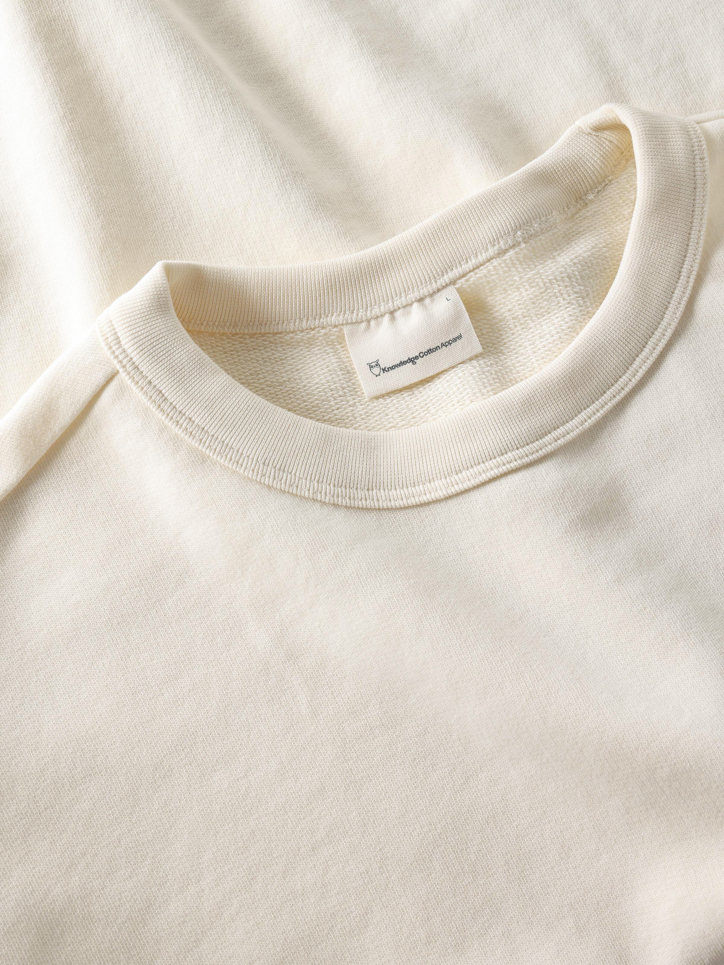 Relaxed printed crew neck - Egret - Image 3