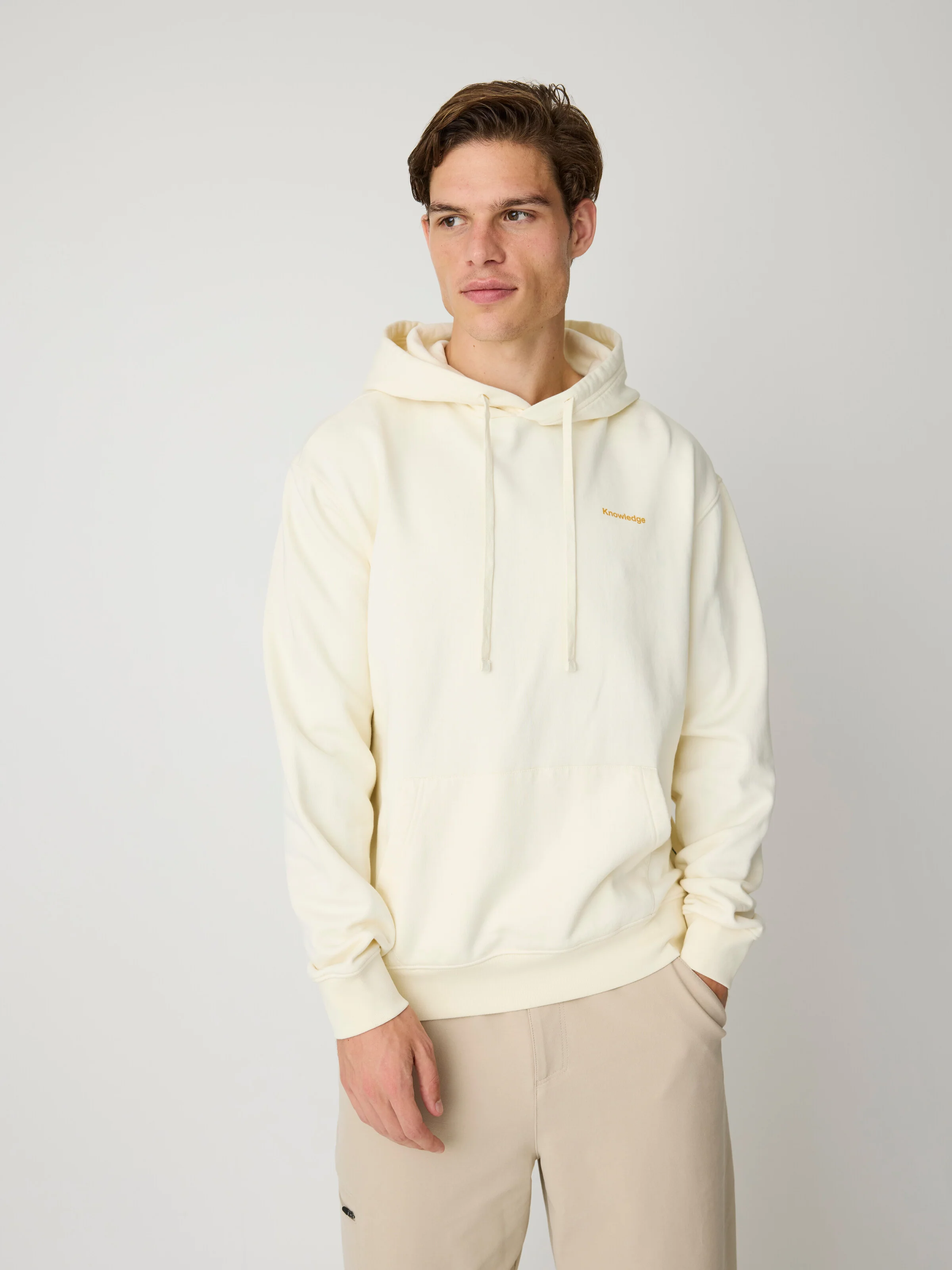 Relaxed printed hoodie - White Multi - Image 3