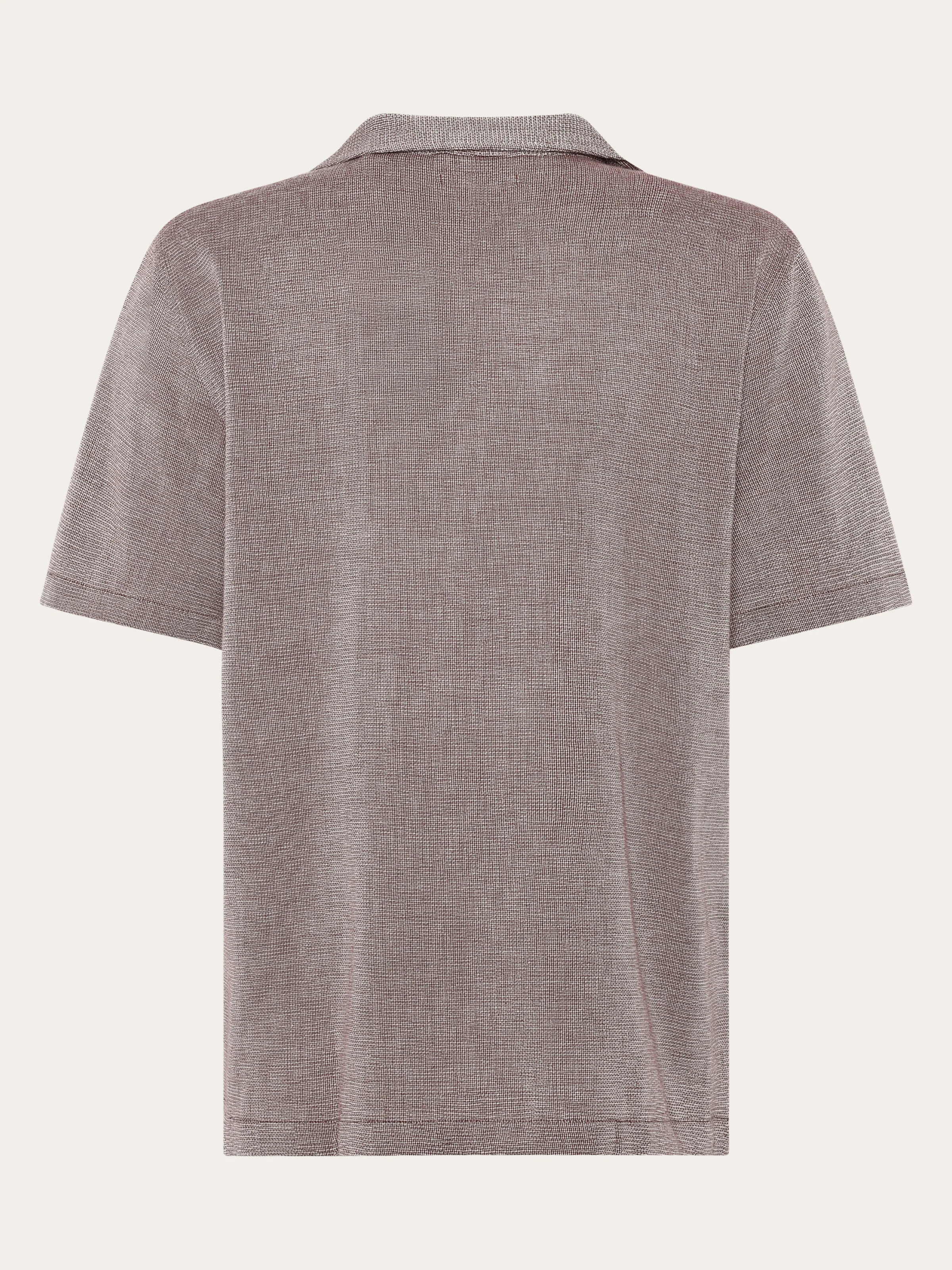Relaxed short sleeve shirt - Shaved Chocolate - Image 3