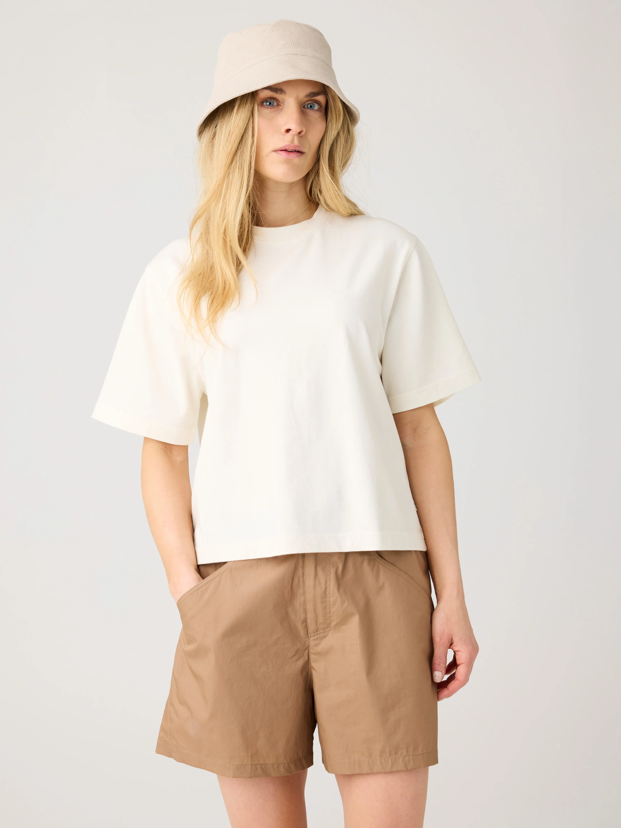 Relaxed t-shirt - Egret - Image 2
