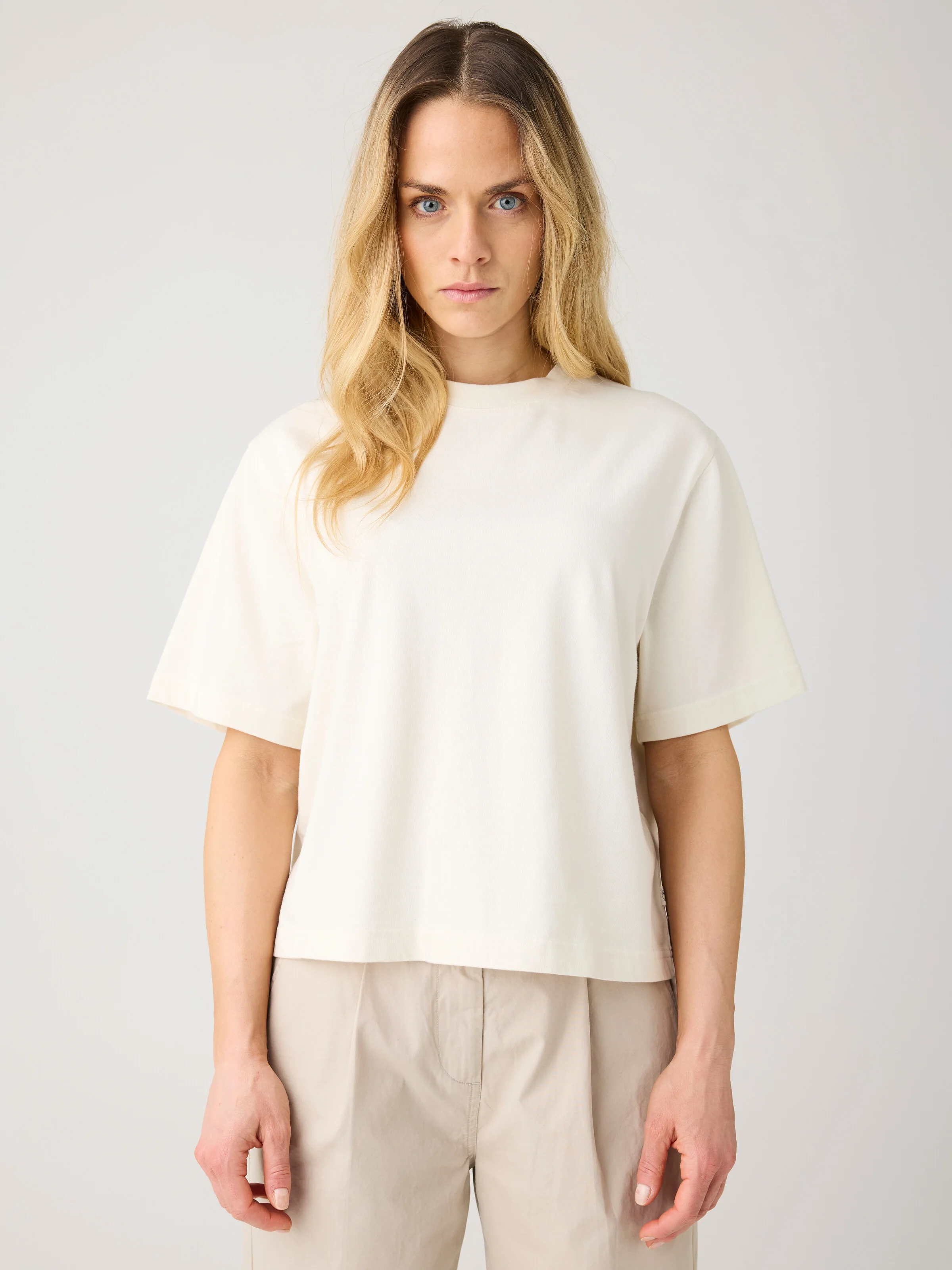 Relaxed t-shirt - Egret - Image 4