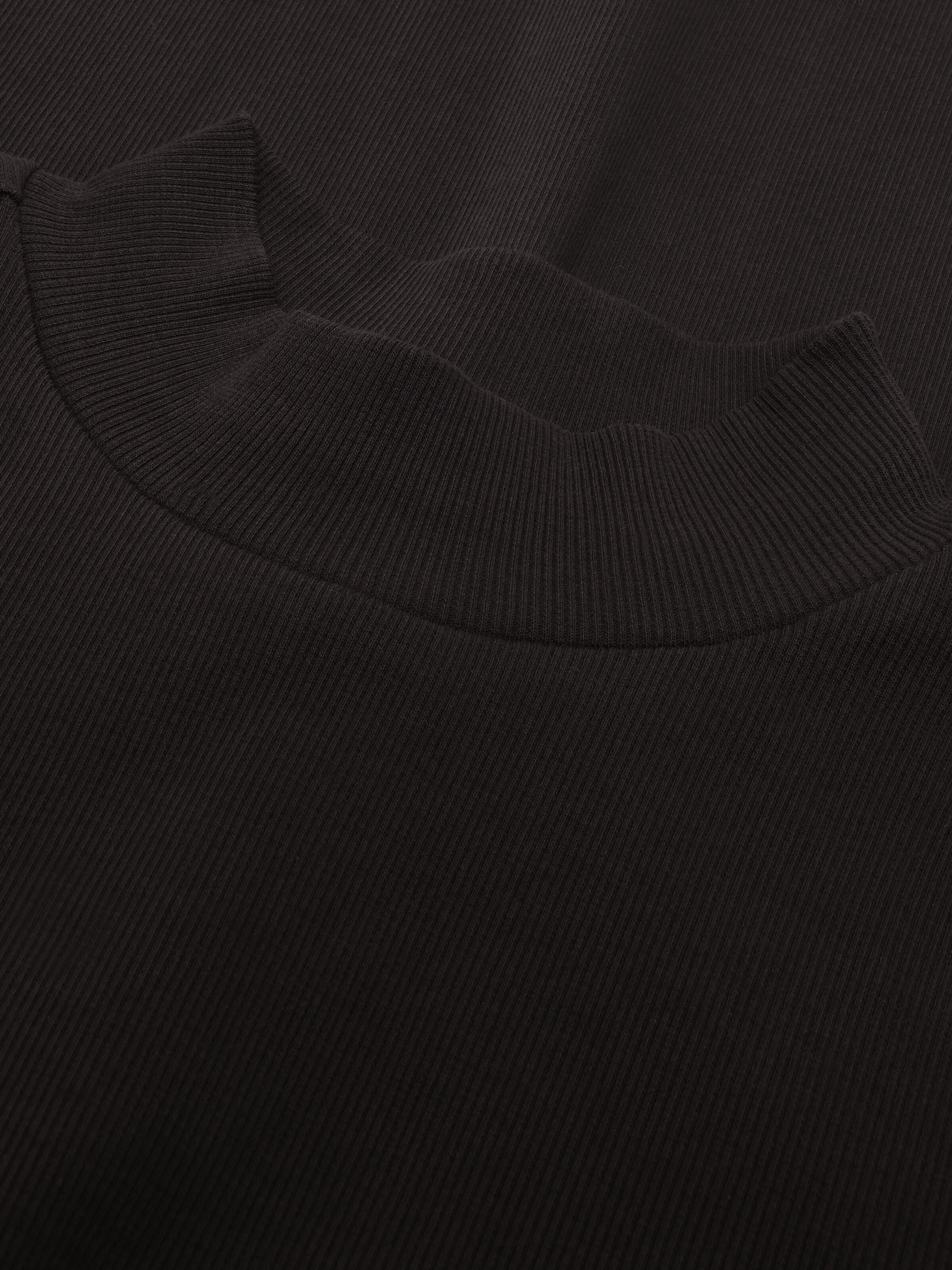 Rib high neck LS - Chocolate Torte - Image 3
