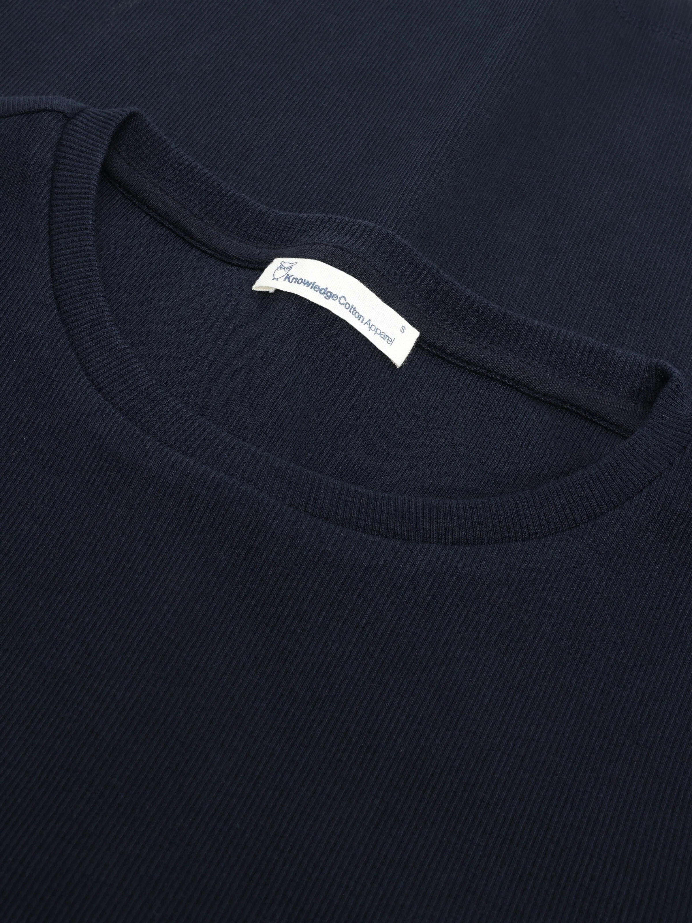 Rib Scoop neck long sleeved - Night Sky - Image 3