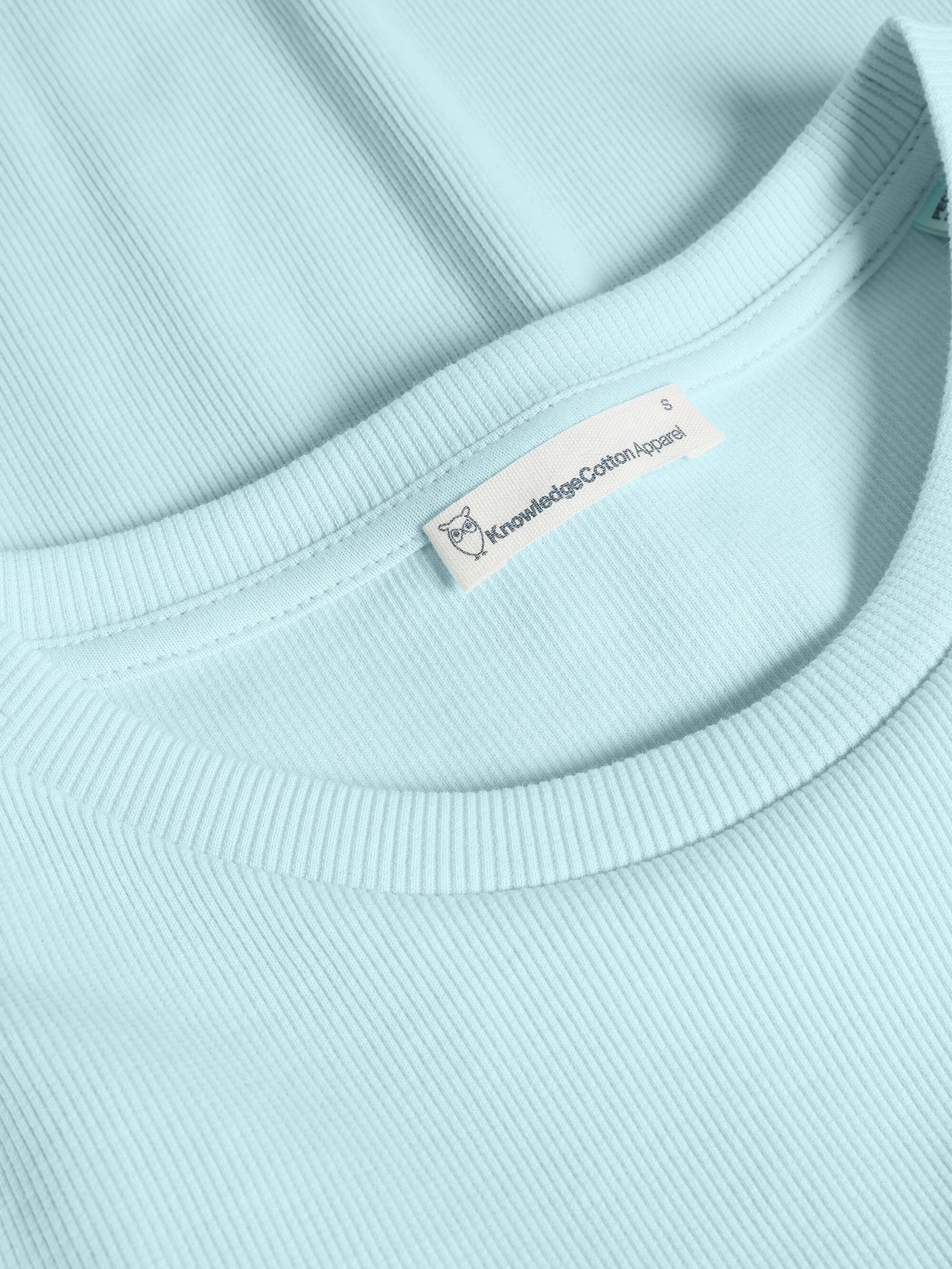 Rib t-shirt - Aqua Esque - Image 2