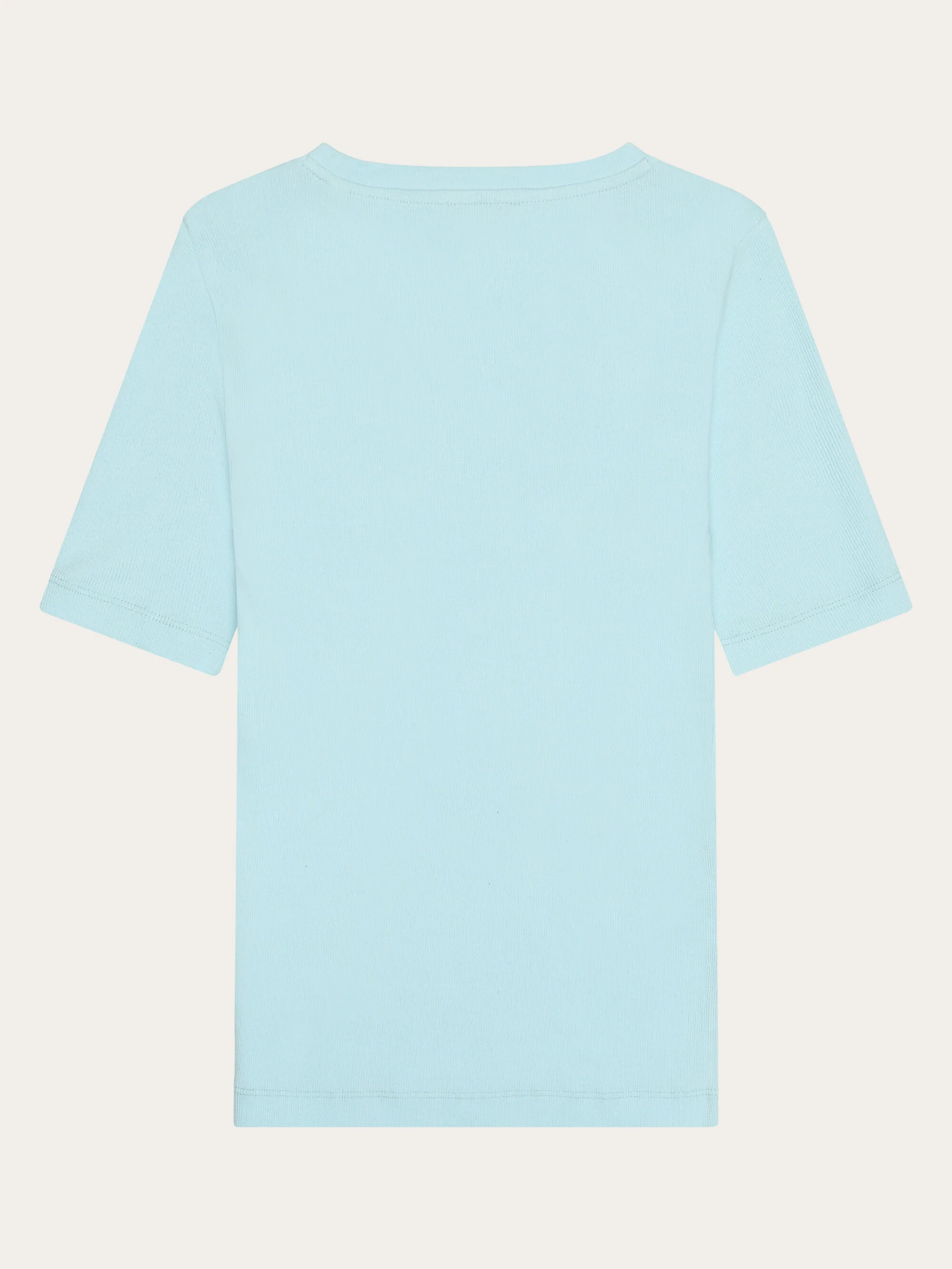 Rib t-shirt - Aqua Esque - Image 3