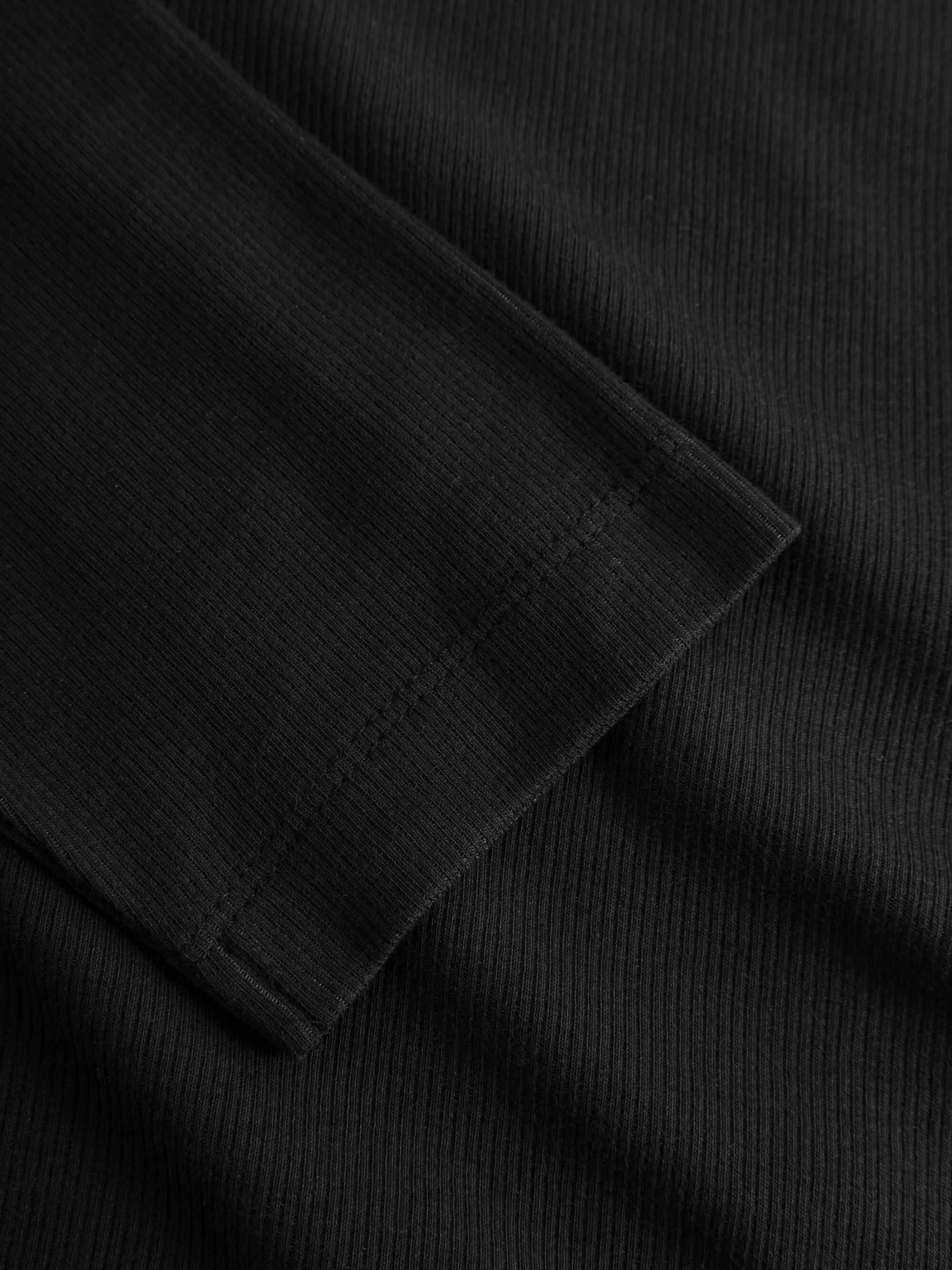 Rib t-shirt - Black Jet - Image 6