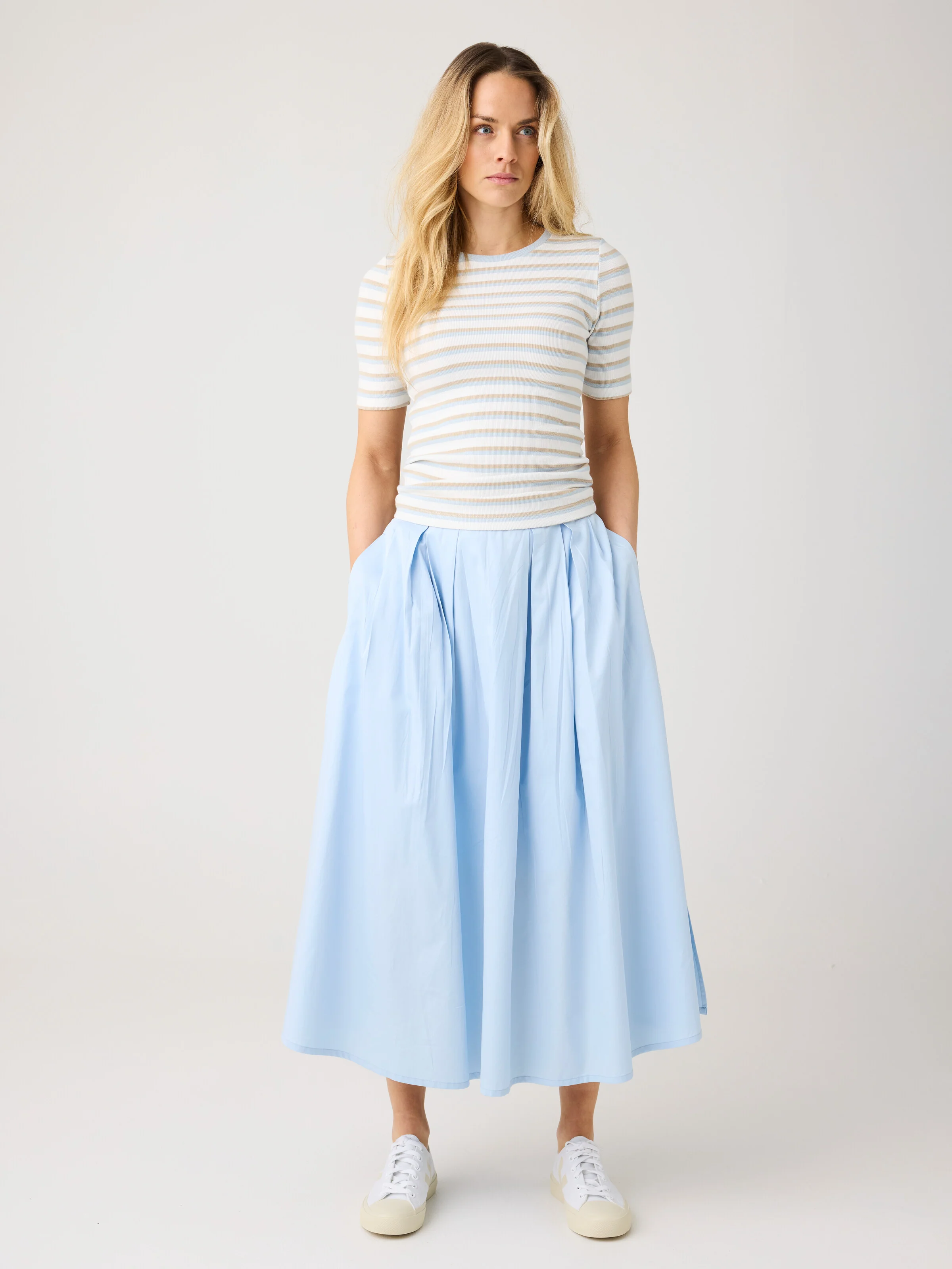 Rib t-shirt - Multi color stripe - Image 3