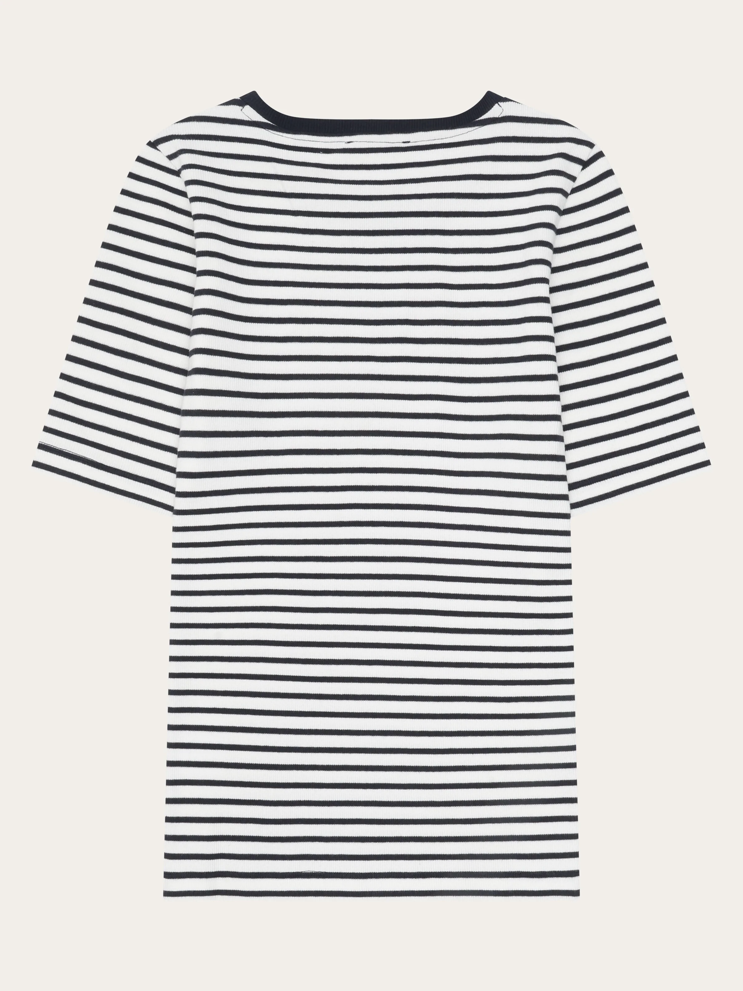 Rib t-shirt - Navy - Image 3