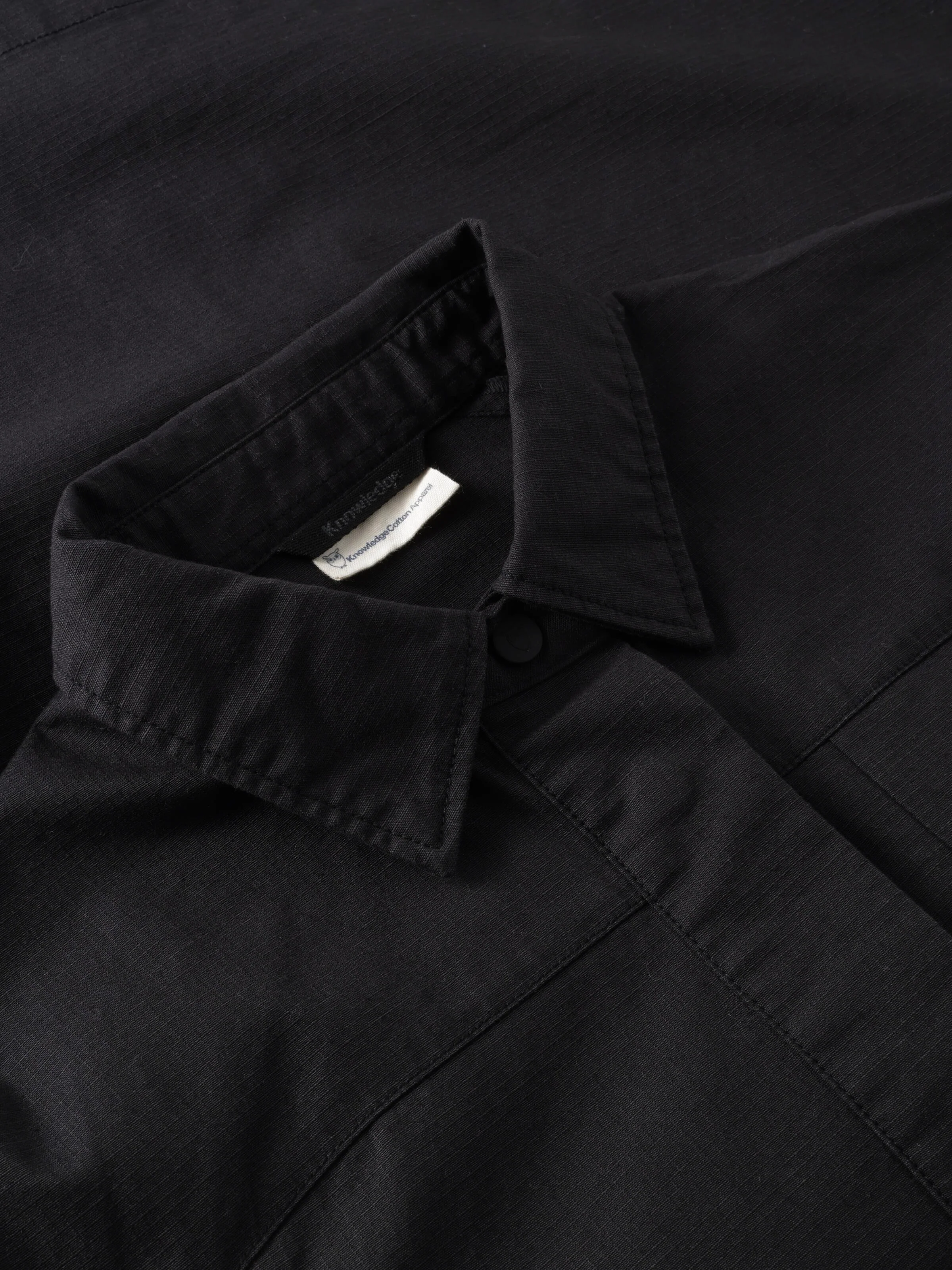 Ripstop overshirt - Black Jet - Image 4