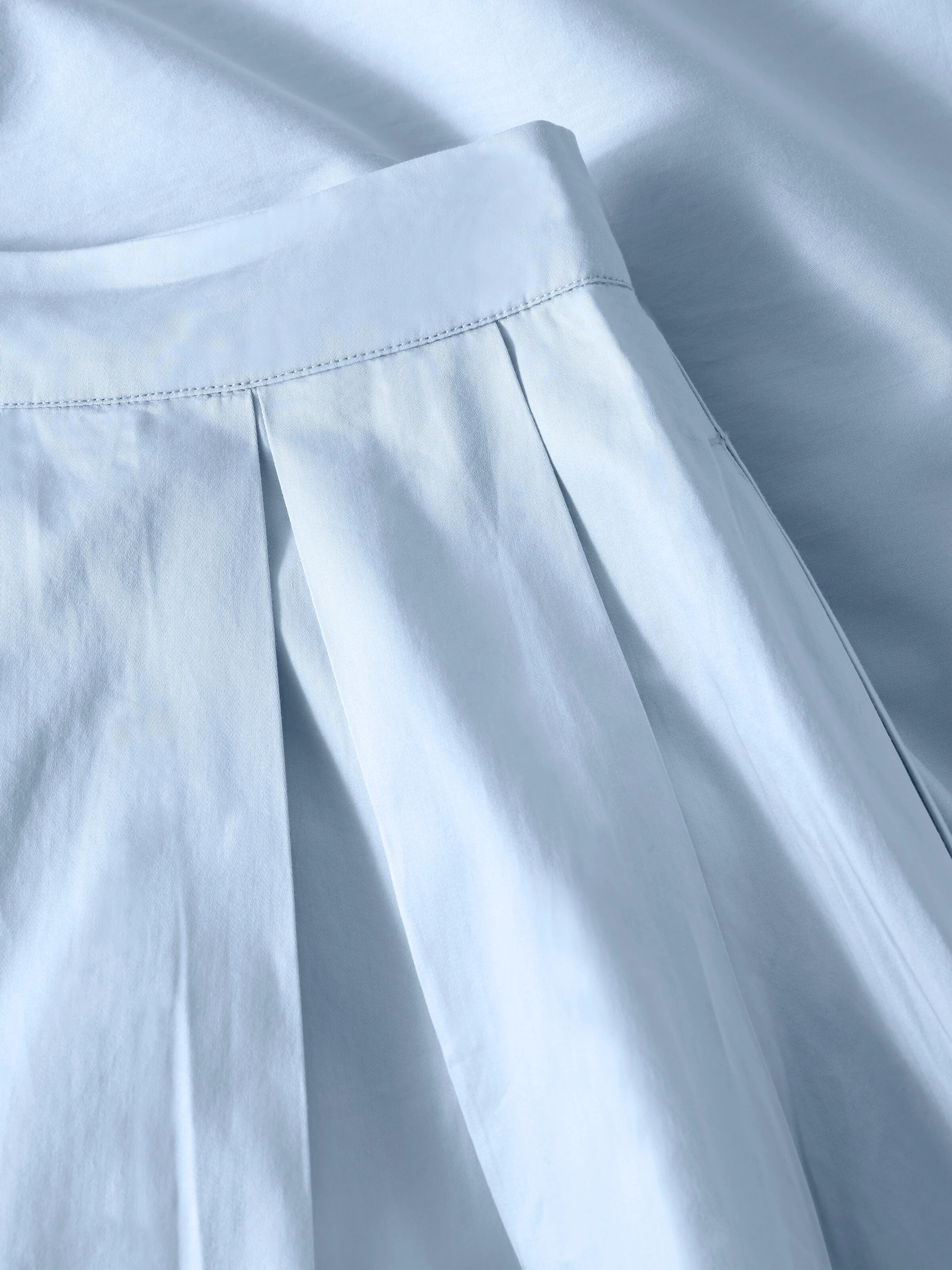 Satin pleat skirt - Skyway - Image 4