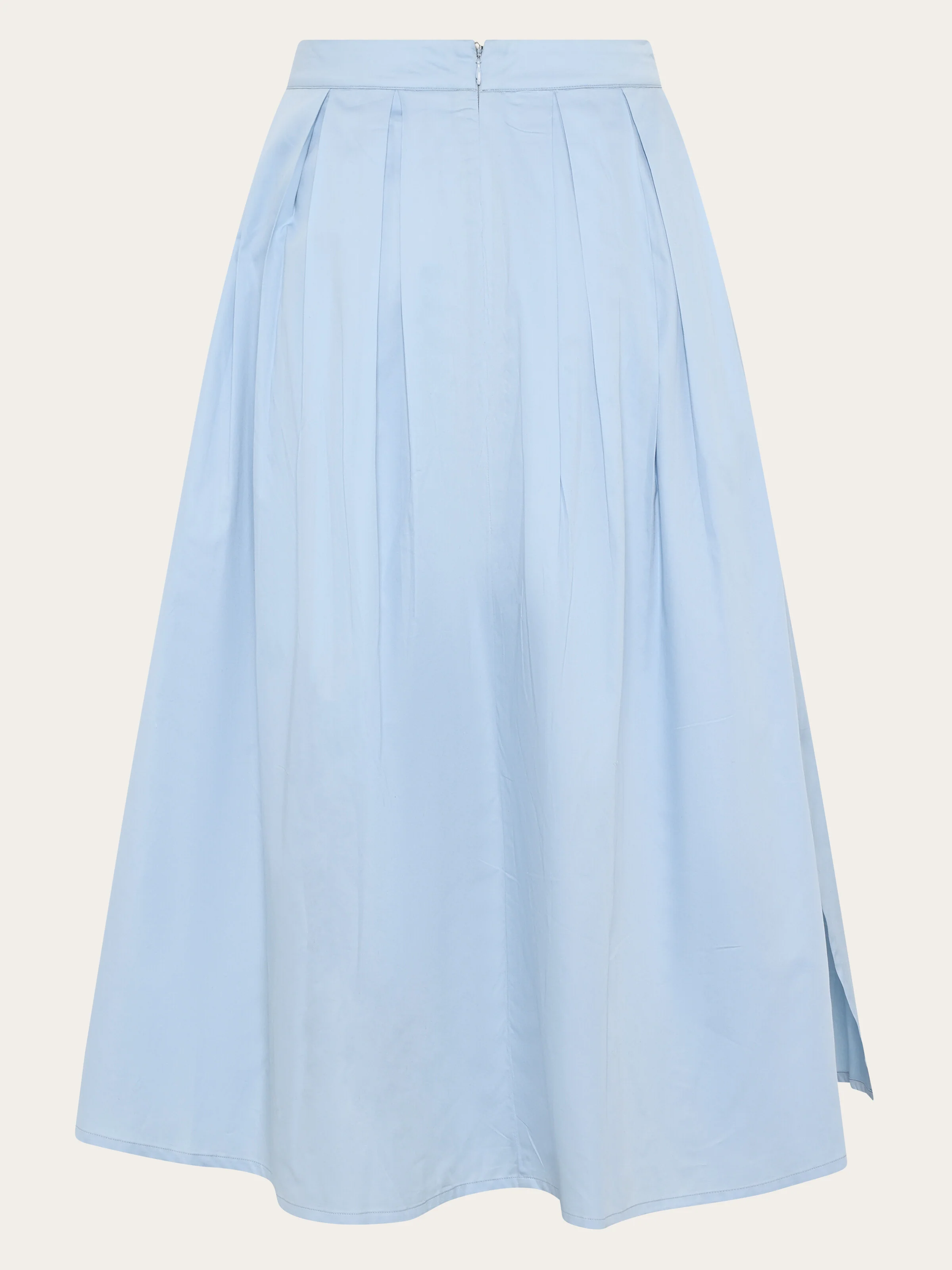 Satin pleat skirt - Skyway - Image 5