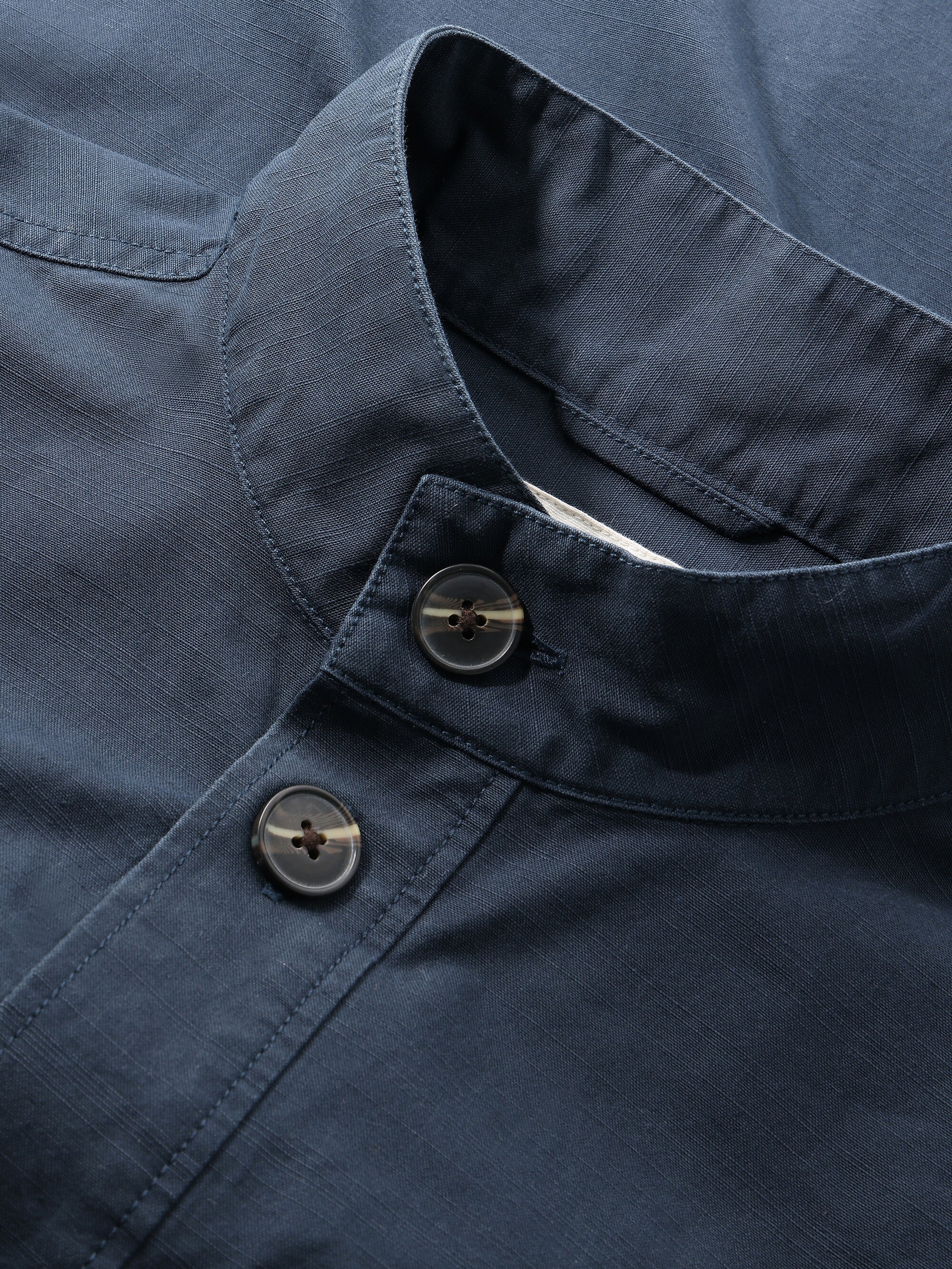 Slub overshirt - GOTS/Vegan - Total Eclipse - Image 4