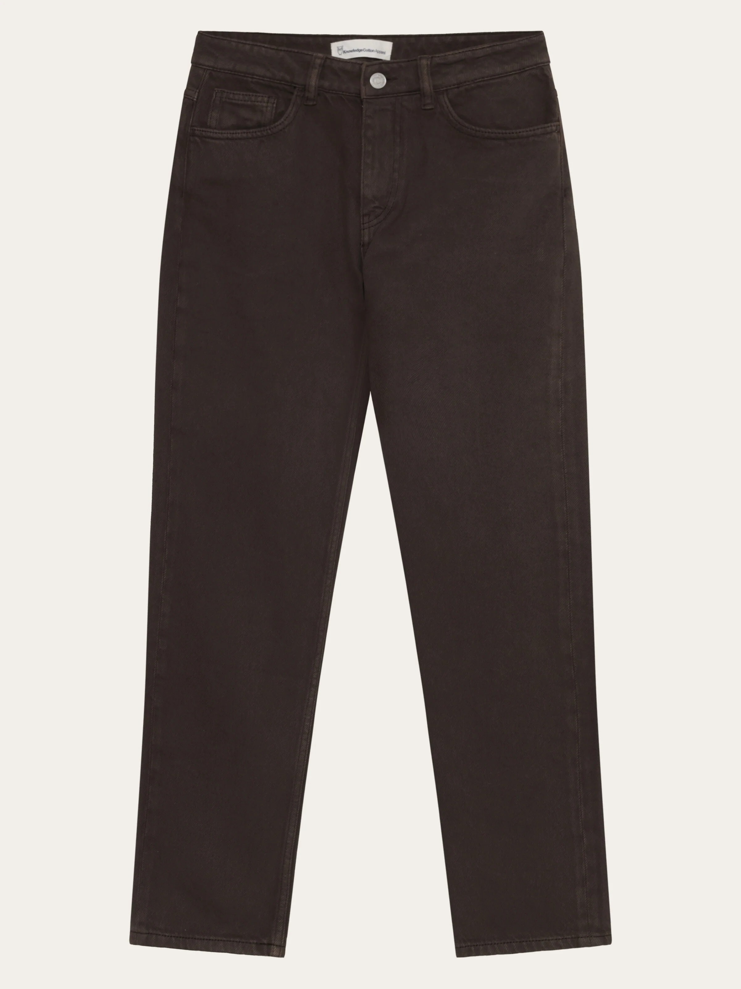 Stella slim twill pants - Chocolate Torte