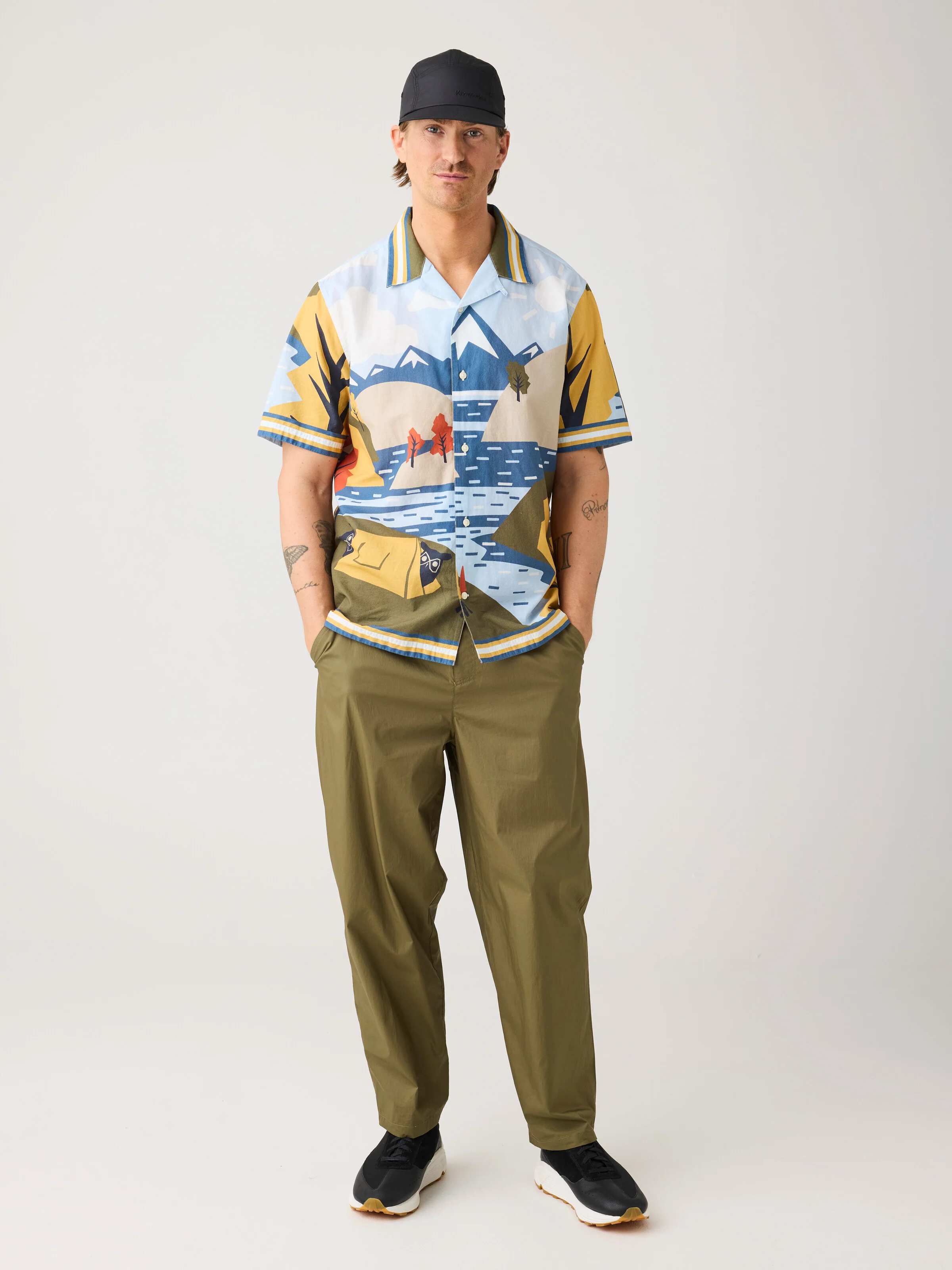 Storm relaxed vent ripstop 90 pants - Burned Olive - Image 4