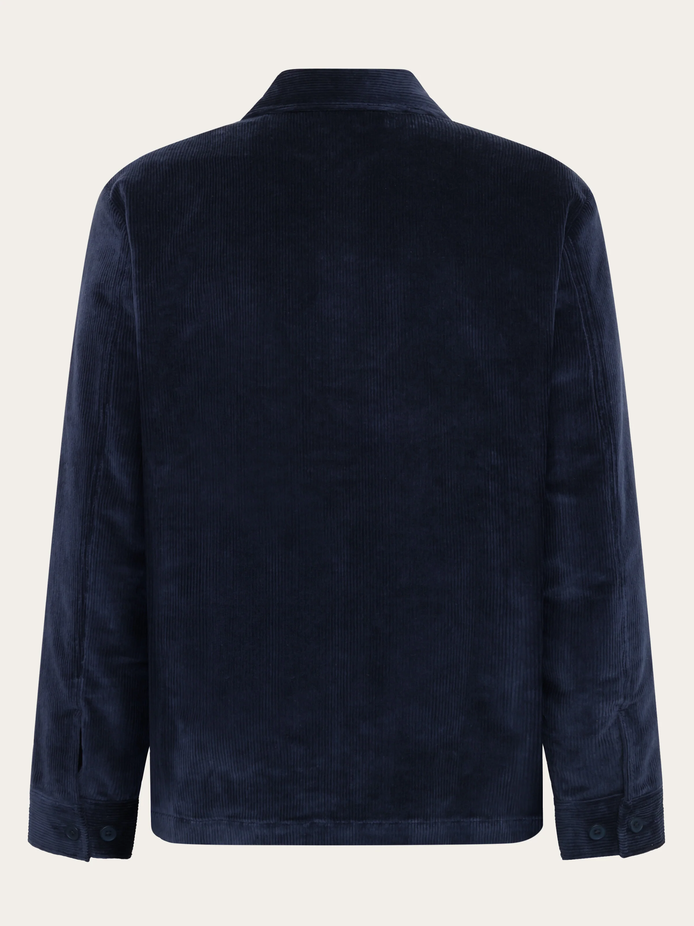 Stretched 8-wales corduroy overshirt - Night Sky - Image 2