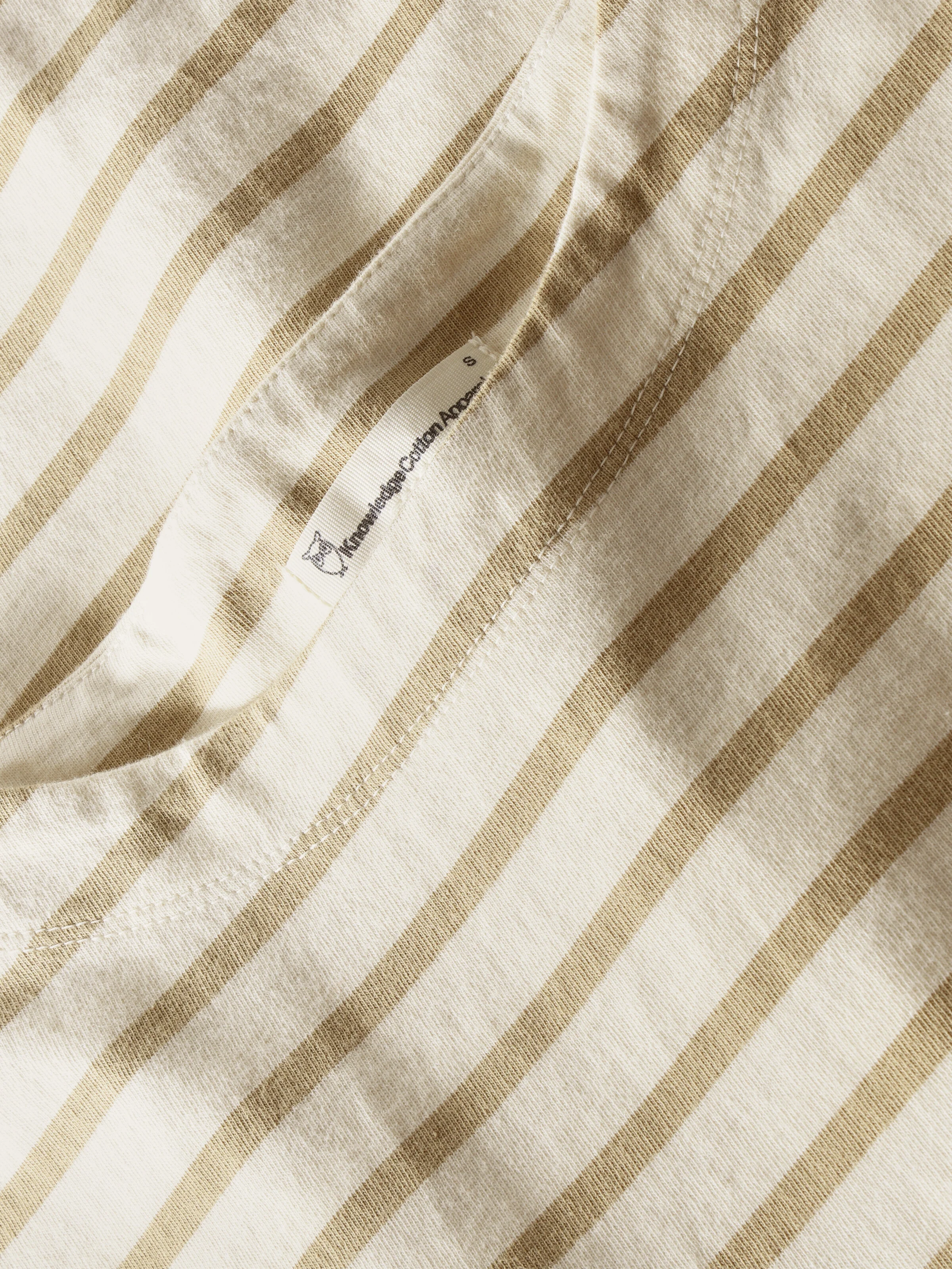 Stripe t-shirt dress - Beige stripe - Image 2