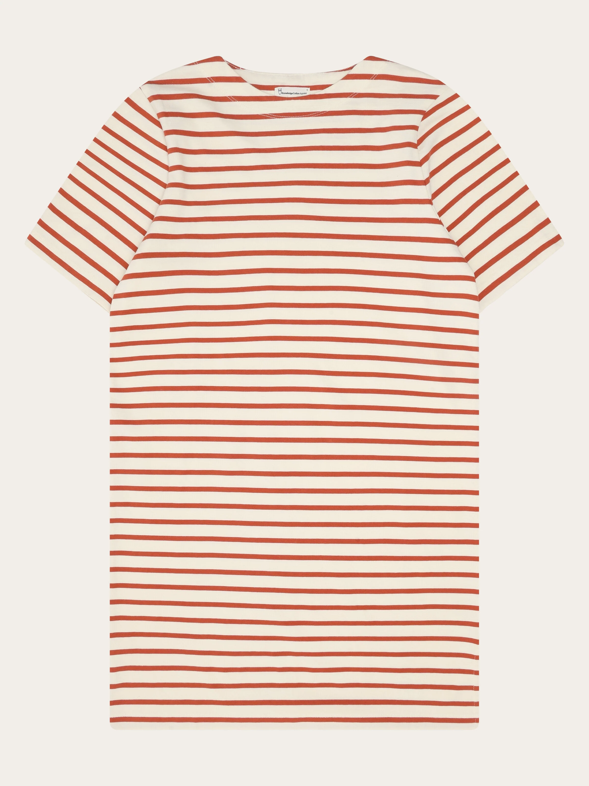 Stripe t-shirt dress - Red Stripe