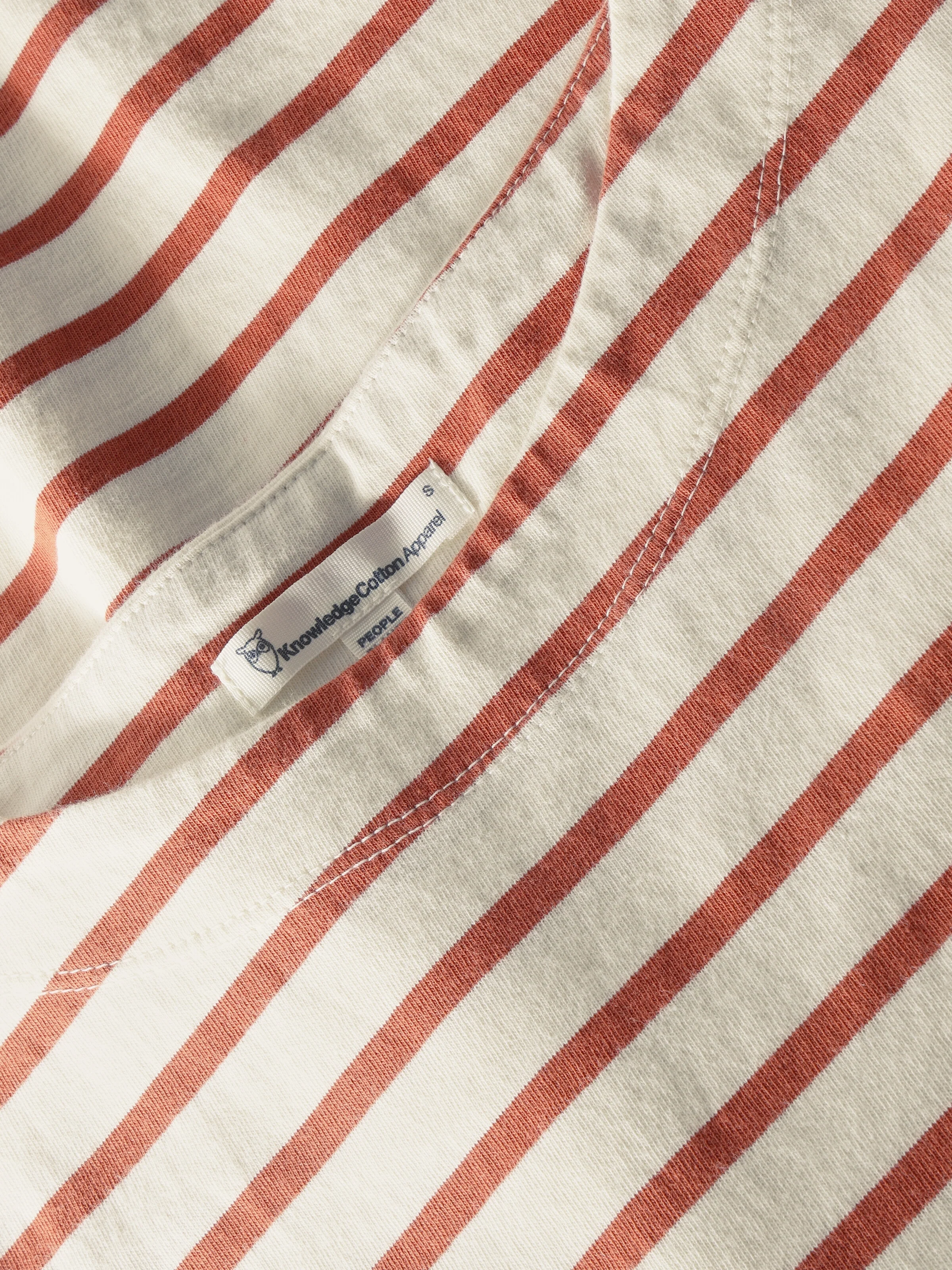 Stripe t-shirt dress - Red Stripe - Image 2