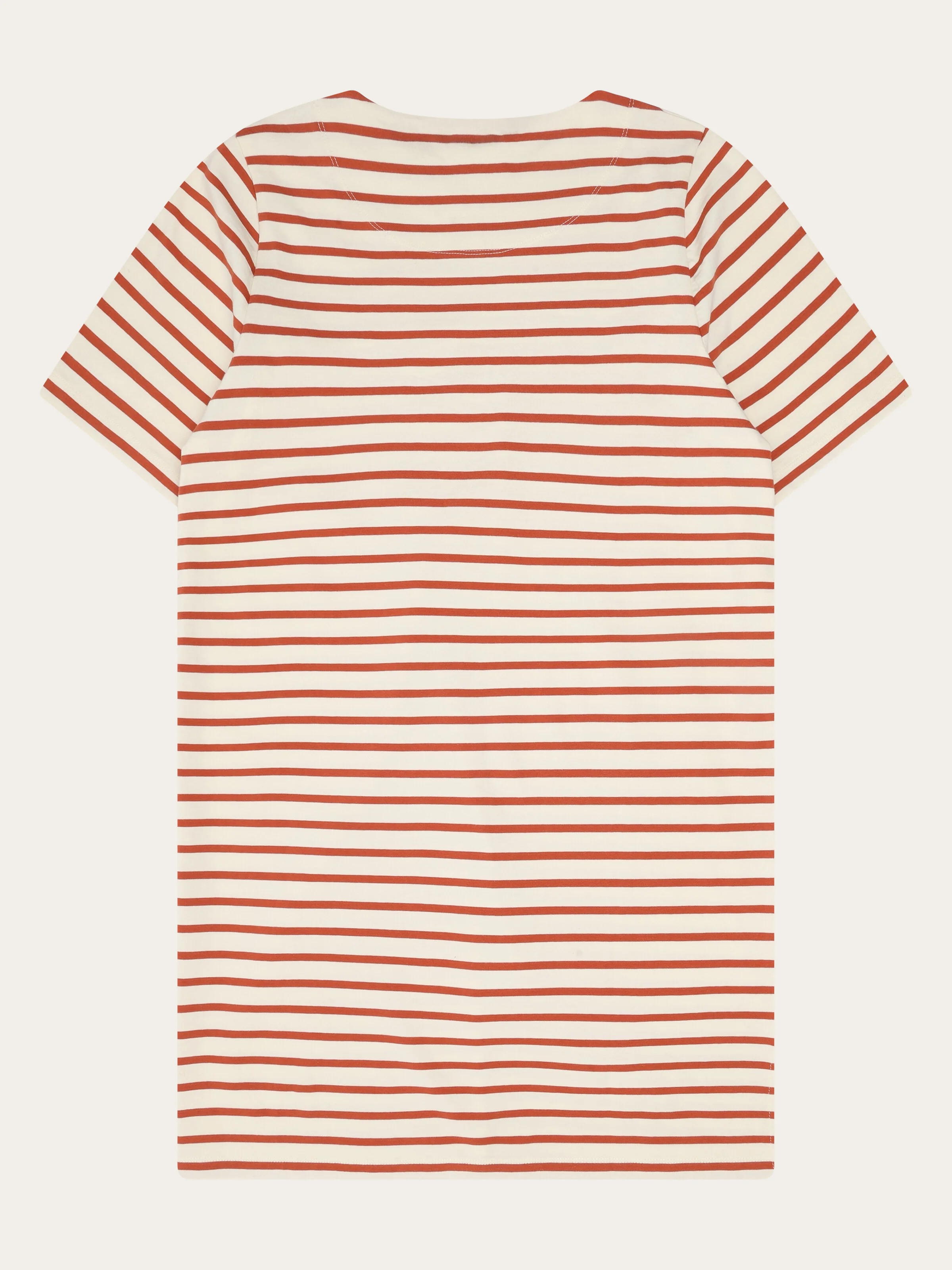 Stripe t-shirt dress - Red Stripe - Image 3