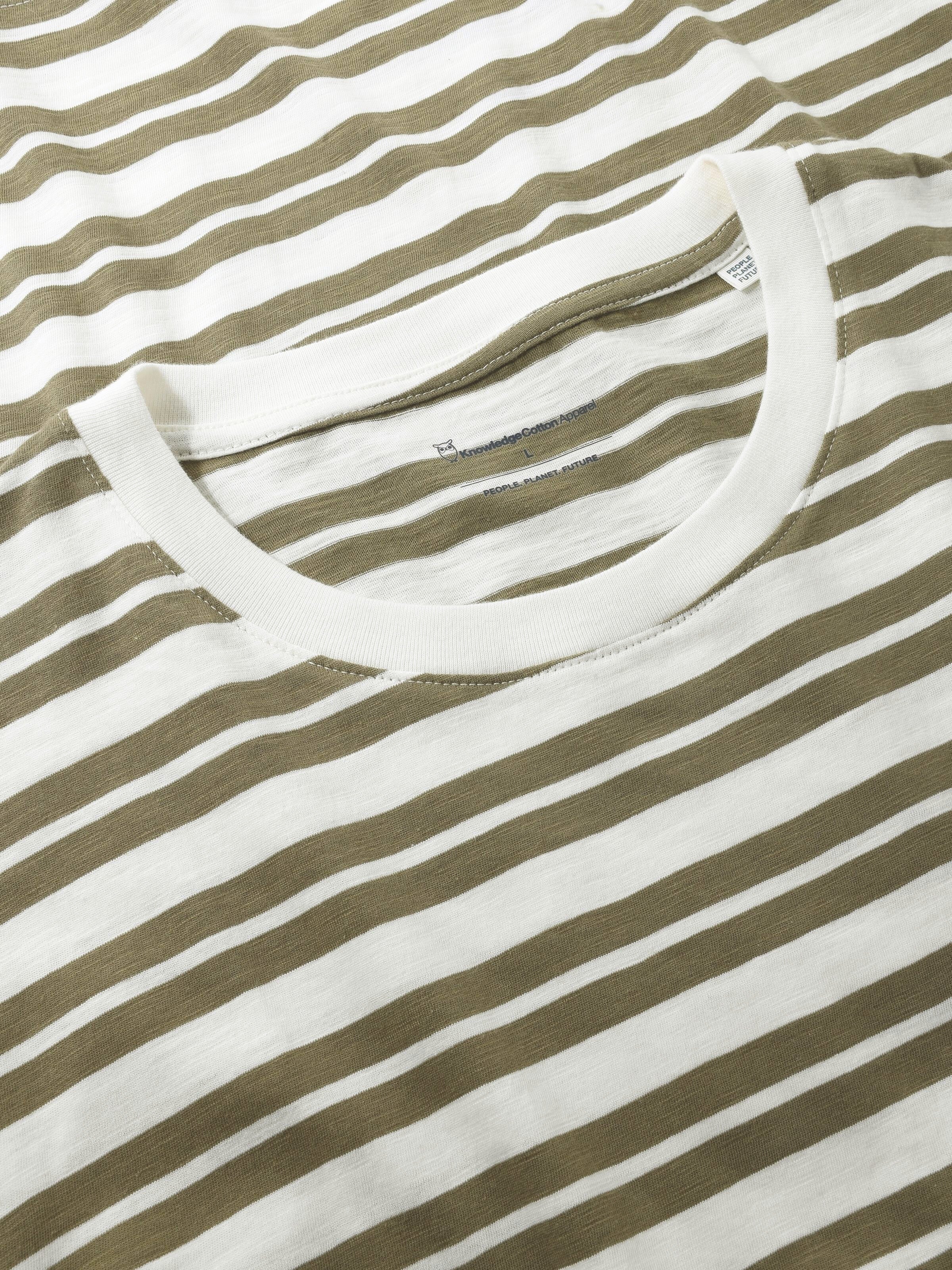 Striped t-shirt - Beige stripe - Image 5