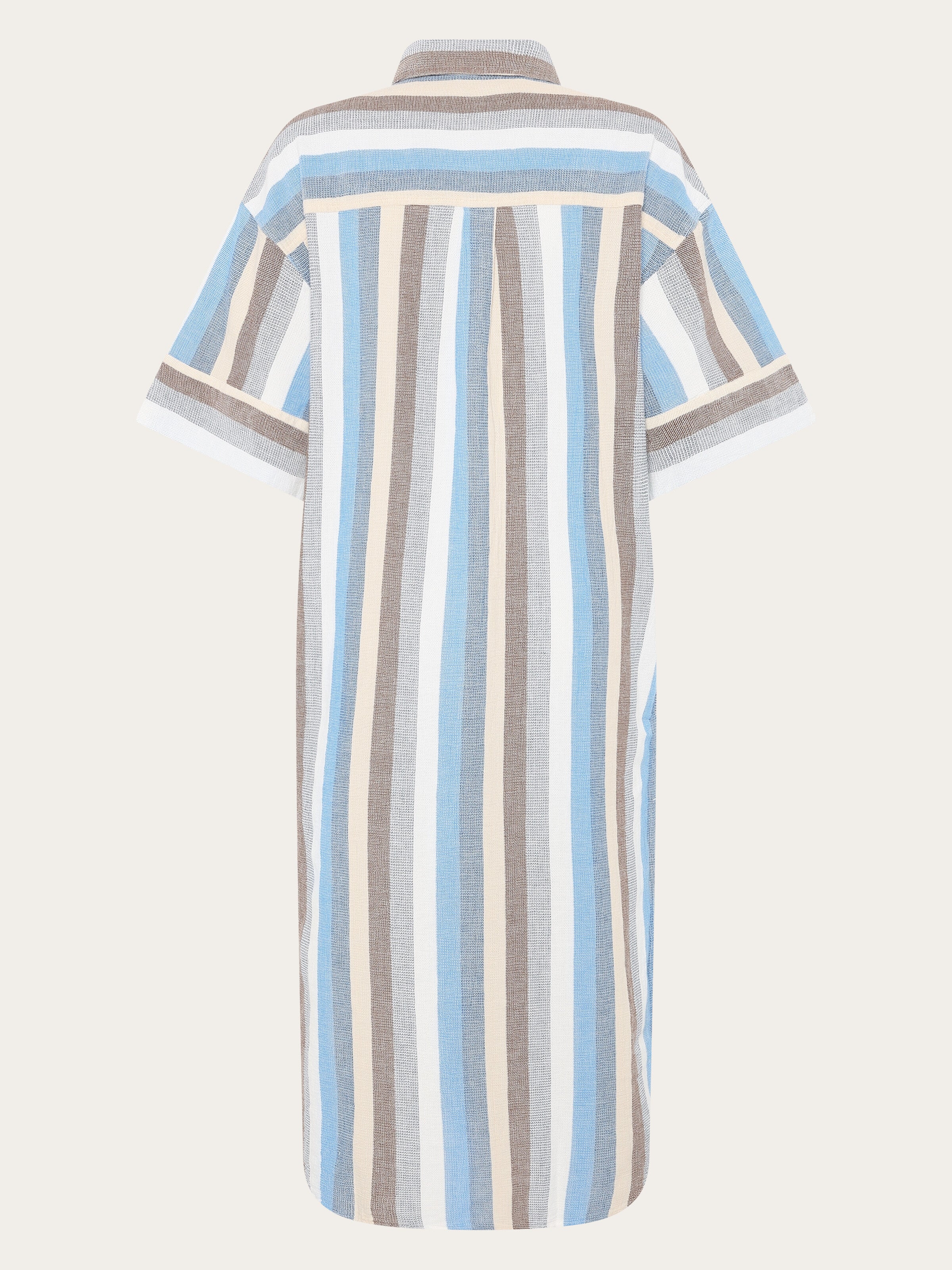 Structure shirt dress - Multi color stripe - Image 5