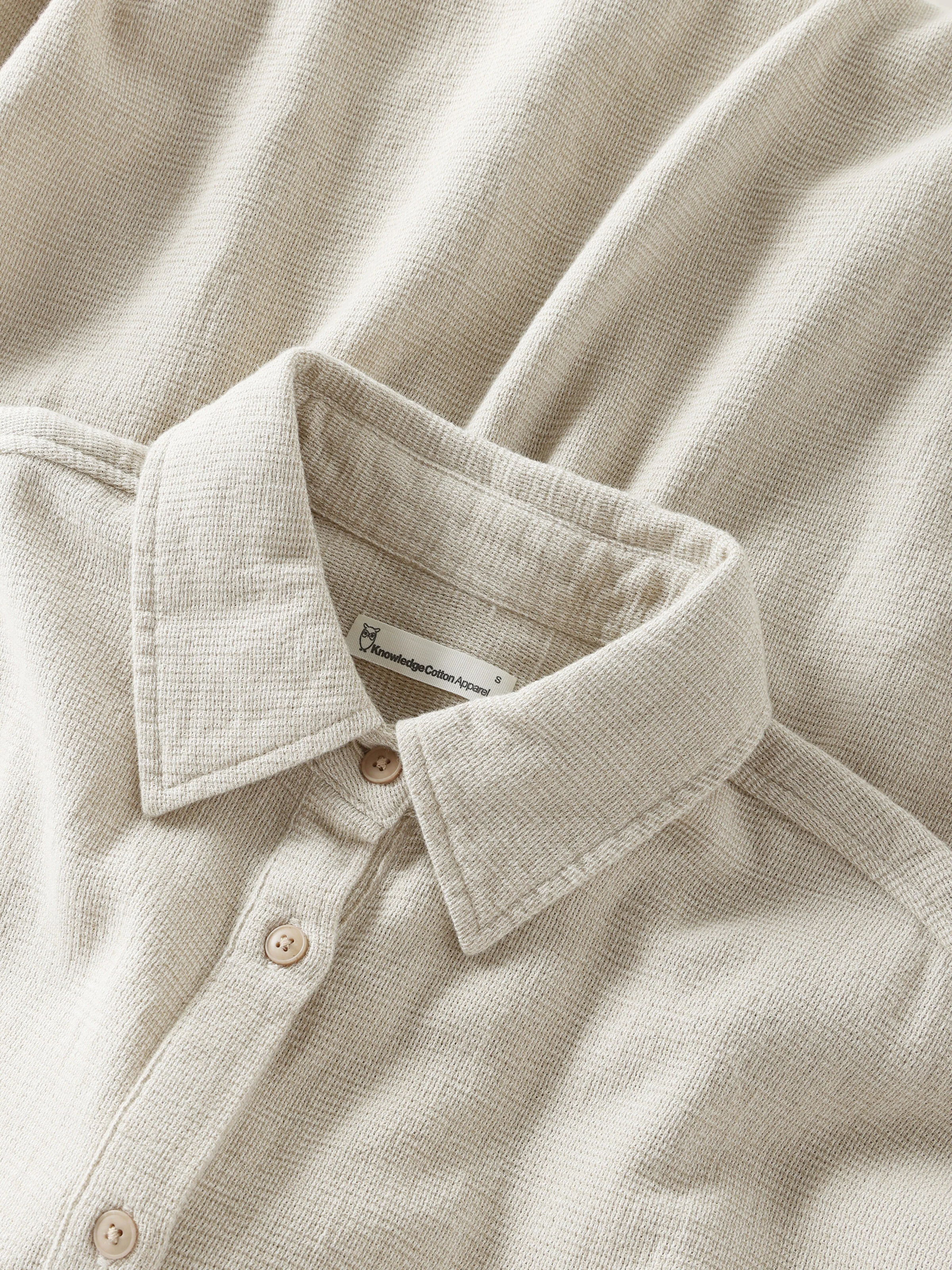 Structure shirt dress - Twill - Image 2