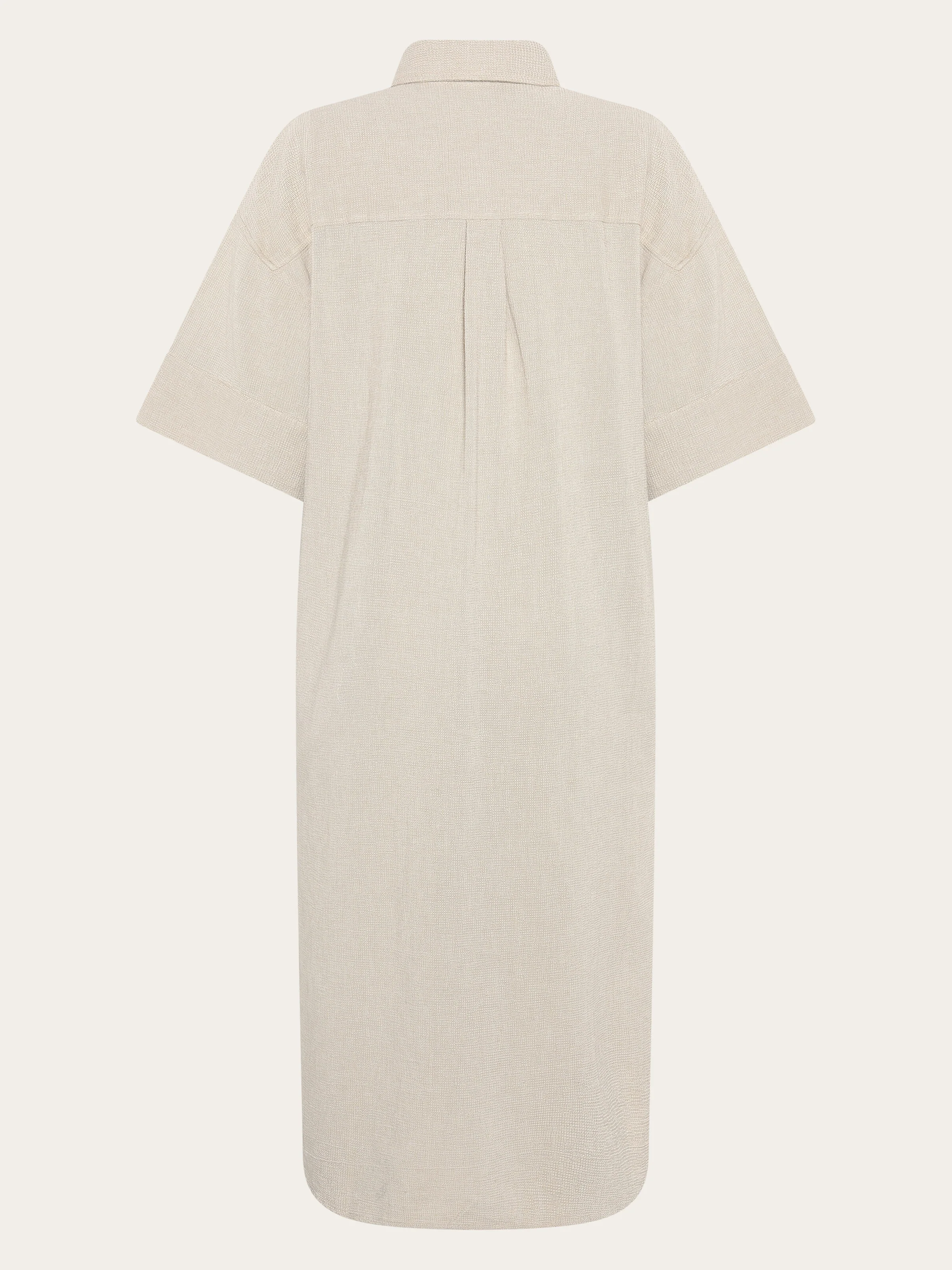 Structure shirt dress - Twill - Image 3