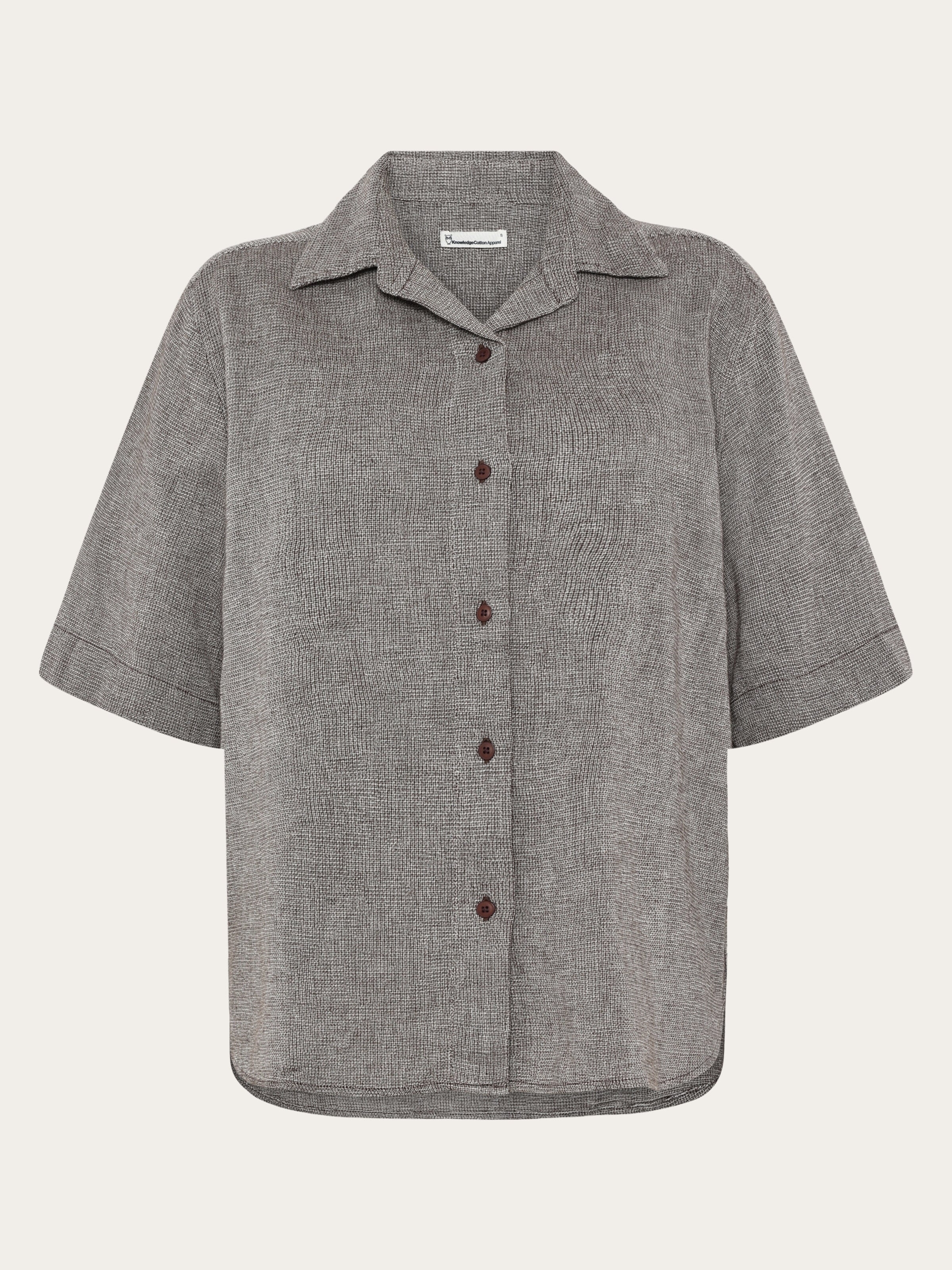 Structure short sleeve shirt - Shaved Chocolate