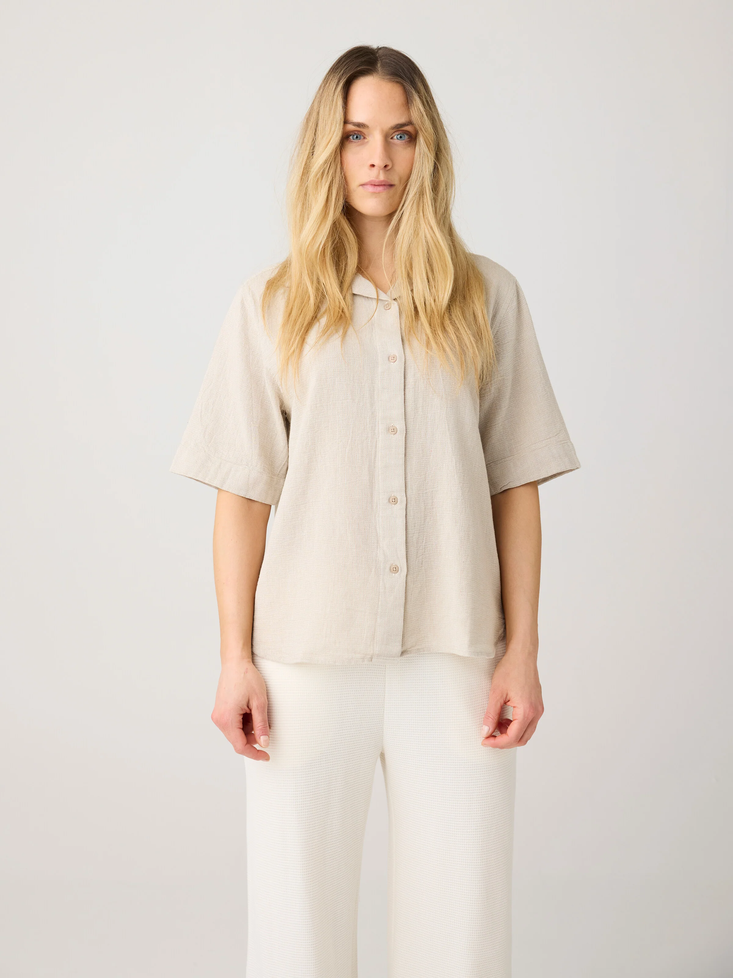 Structure short sleeve shirt - Twill - Image 2