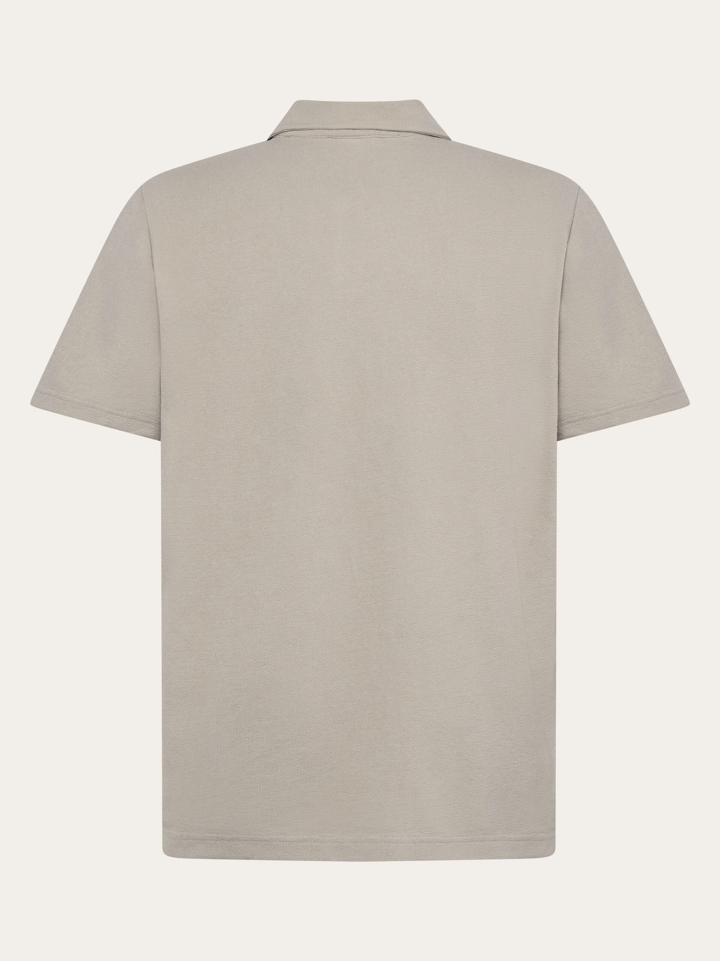 Terry polo - Light feather gray - Image 3