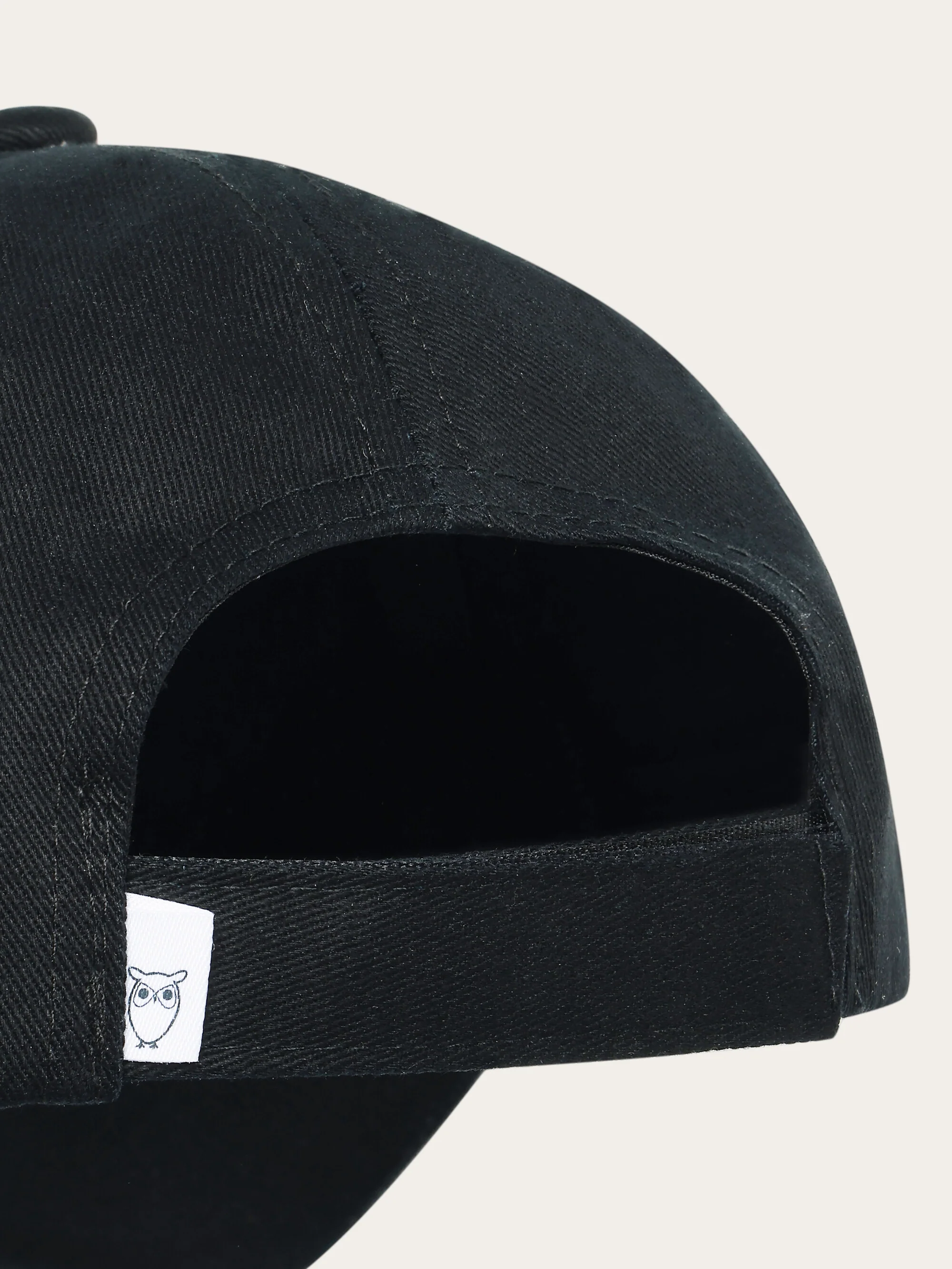 Twill logo cap - Black Jet - Image 5