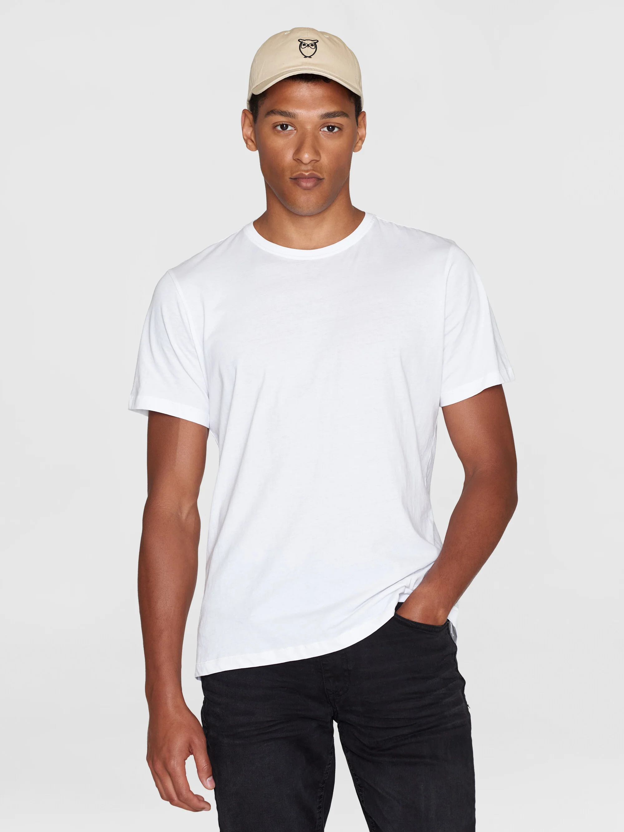 Twill logo cap - Light feather gray - Image 3