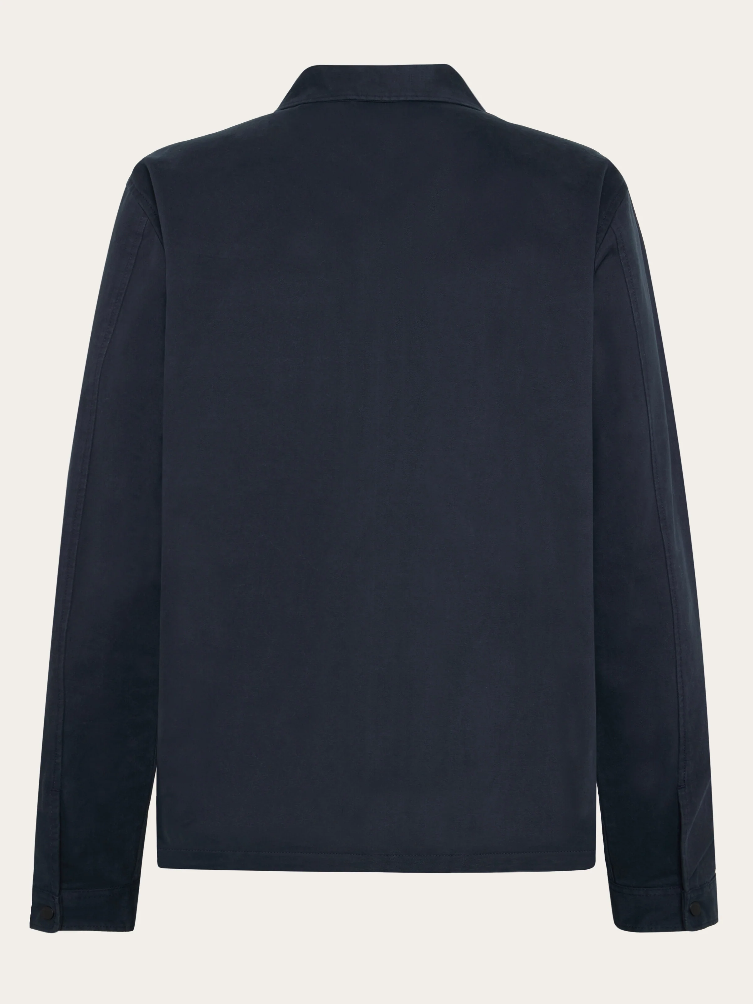 Twill zip overshirt - Total Eclipse - Image 3