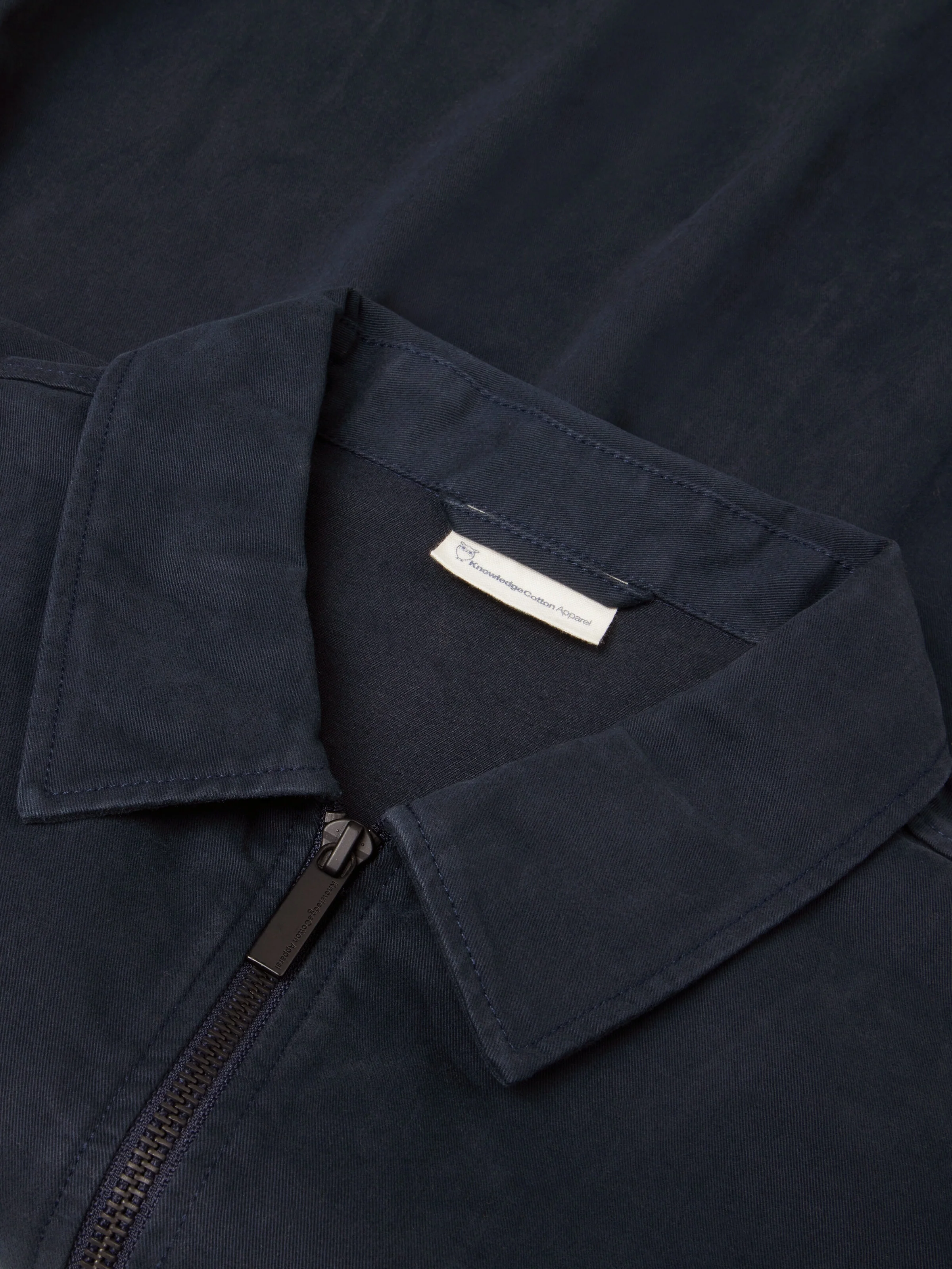 Twill zip overshirt - Total Eclipse - Image 4