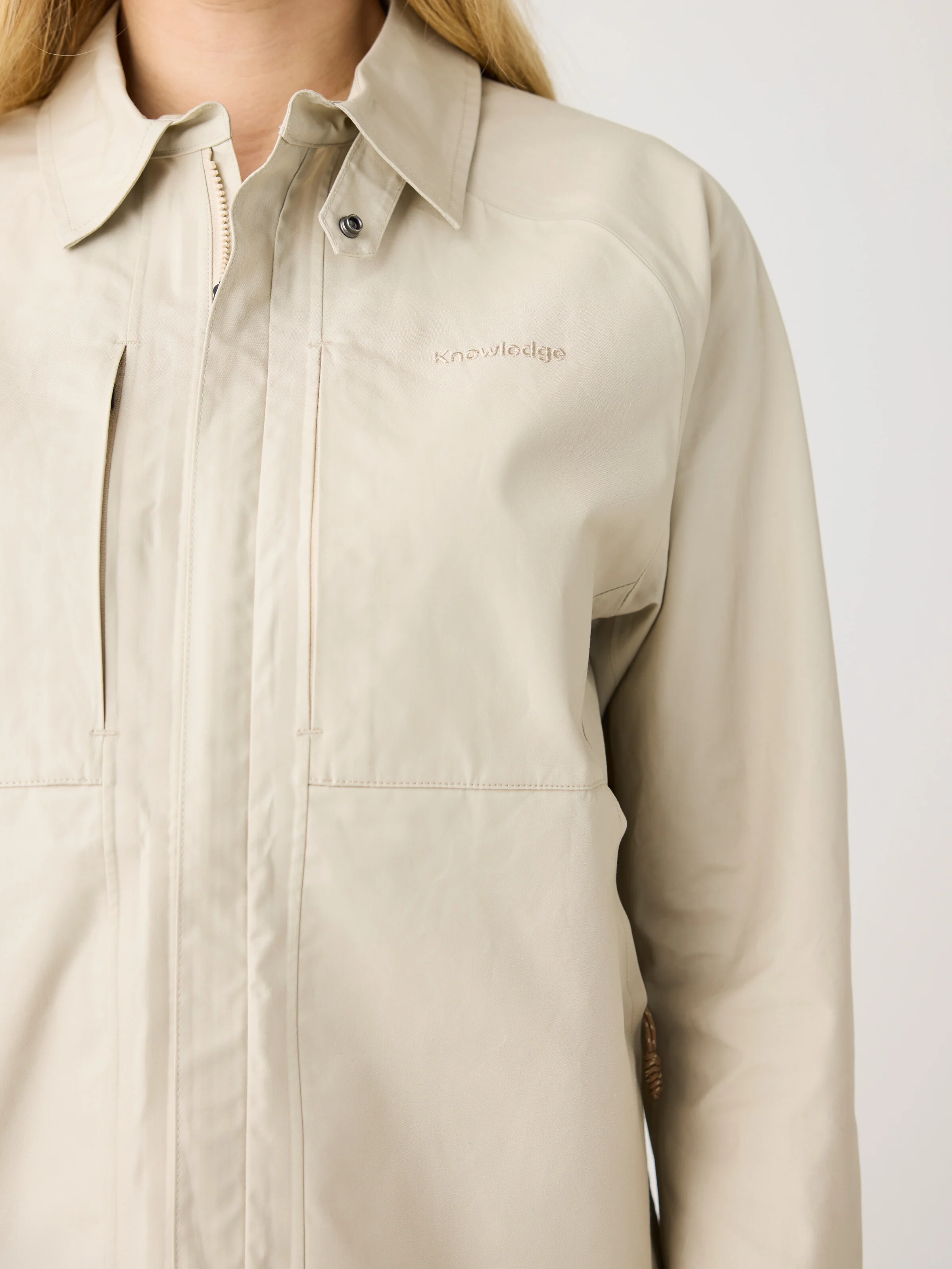 Vent canvas 200 jacket - Light feather gray - Image 7