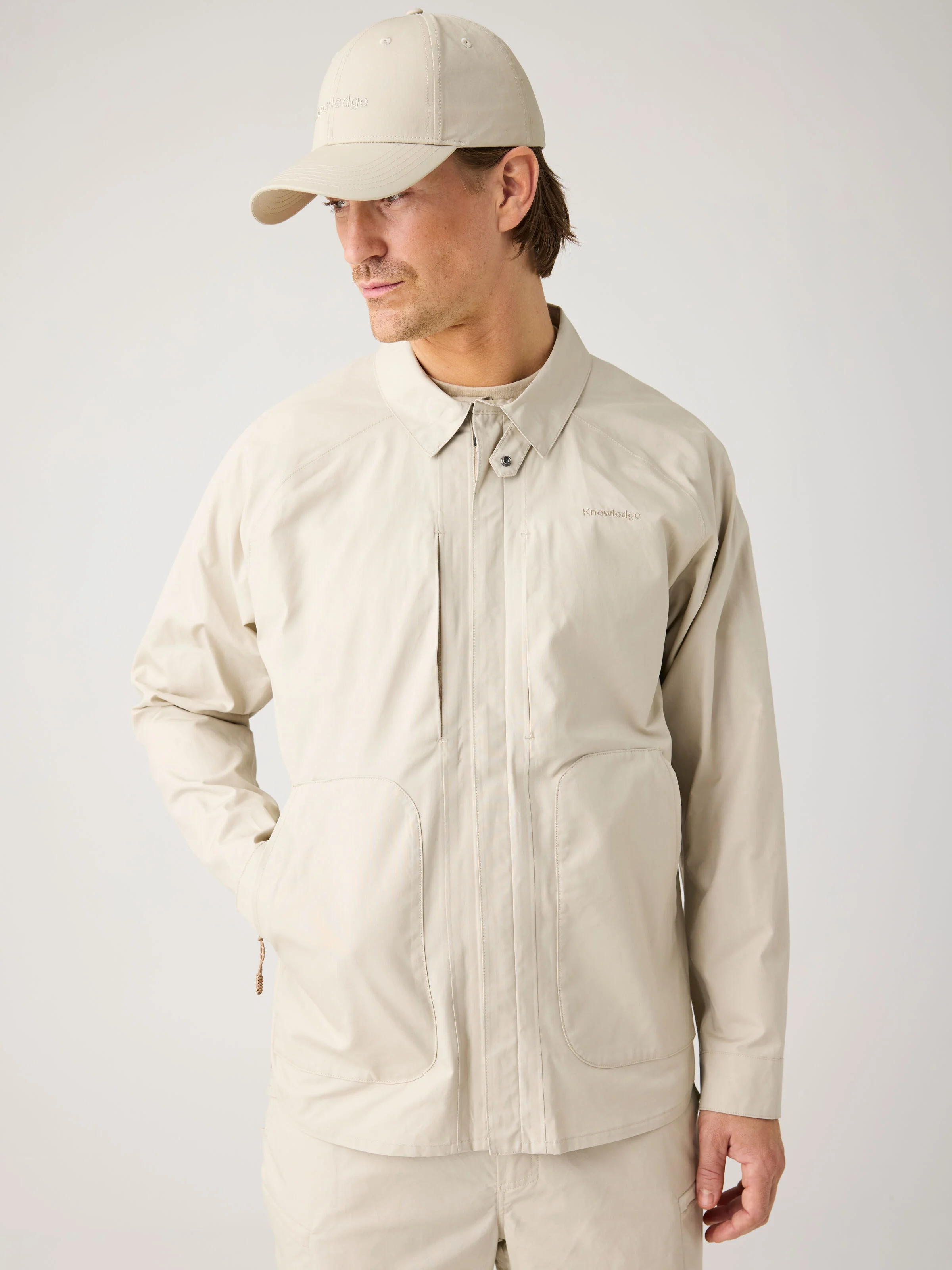 Vent canvas 200 jacket - Light feather gray - Image 6