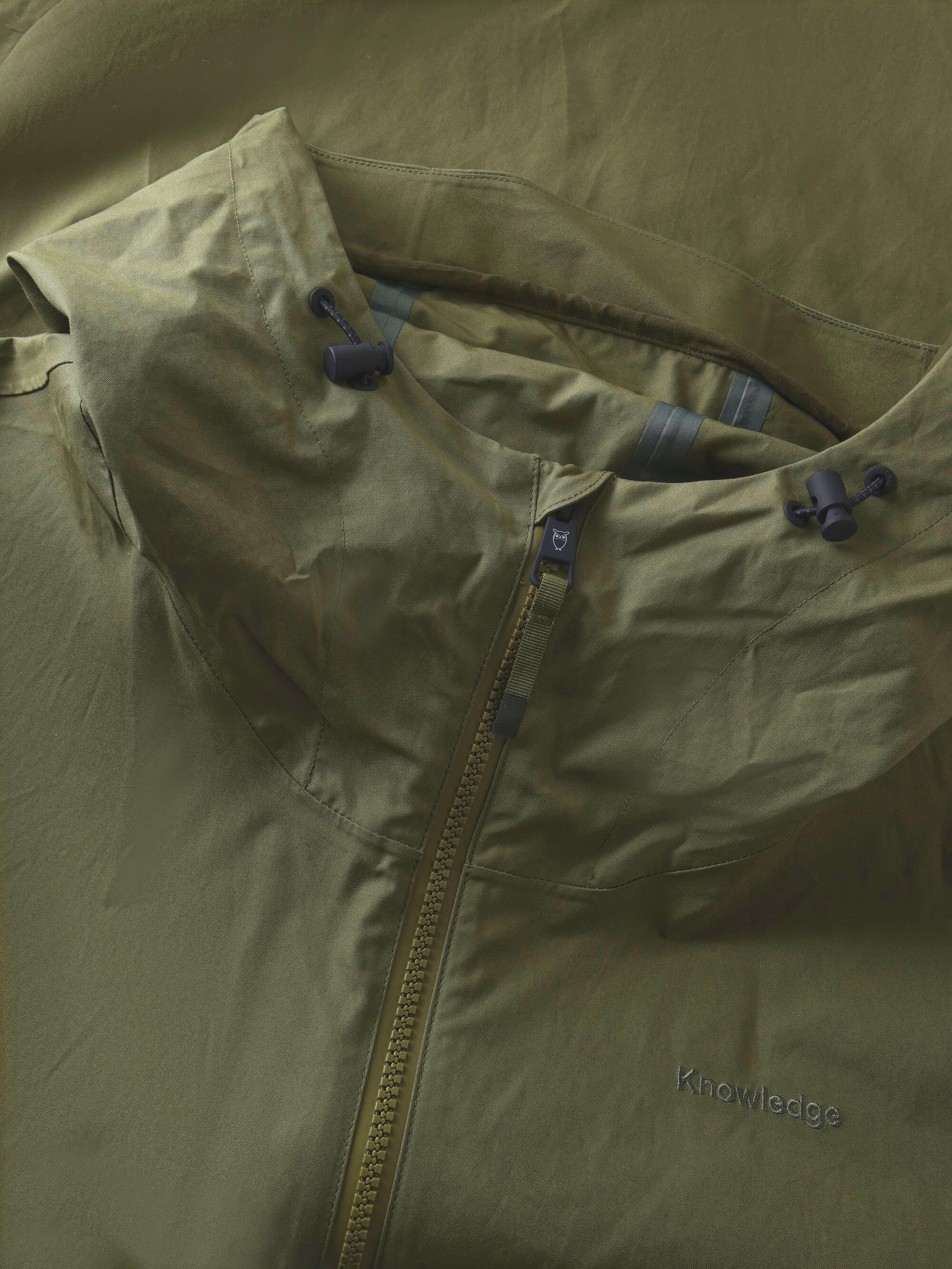 Vent canvas 200 shell jacket - Burned Olive - Image 2