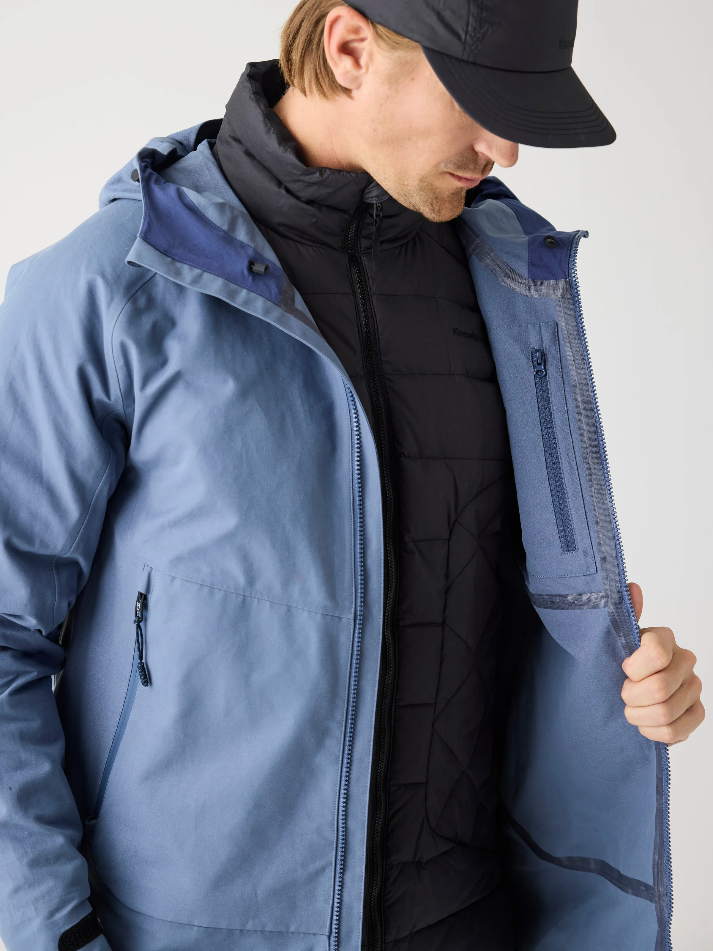 Vent canvas 270 shell jacket - Vintage Indigo - Image 5