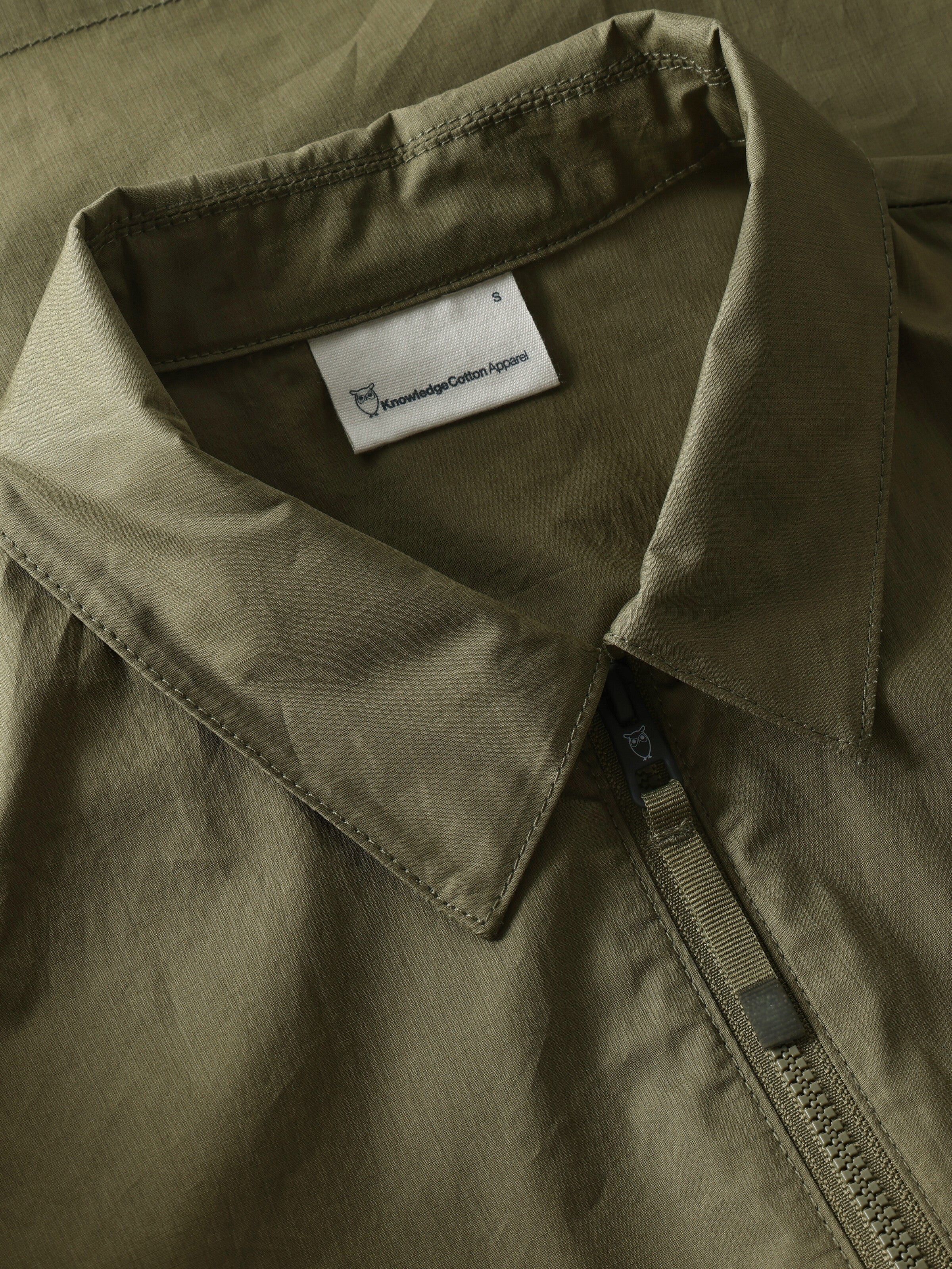 Vent ripstop 90 overshirt - Burned Olive - Image 2