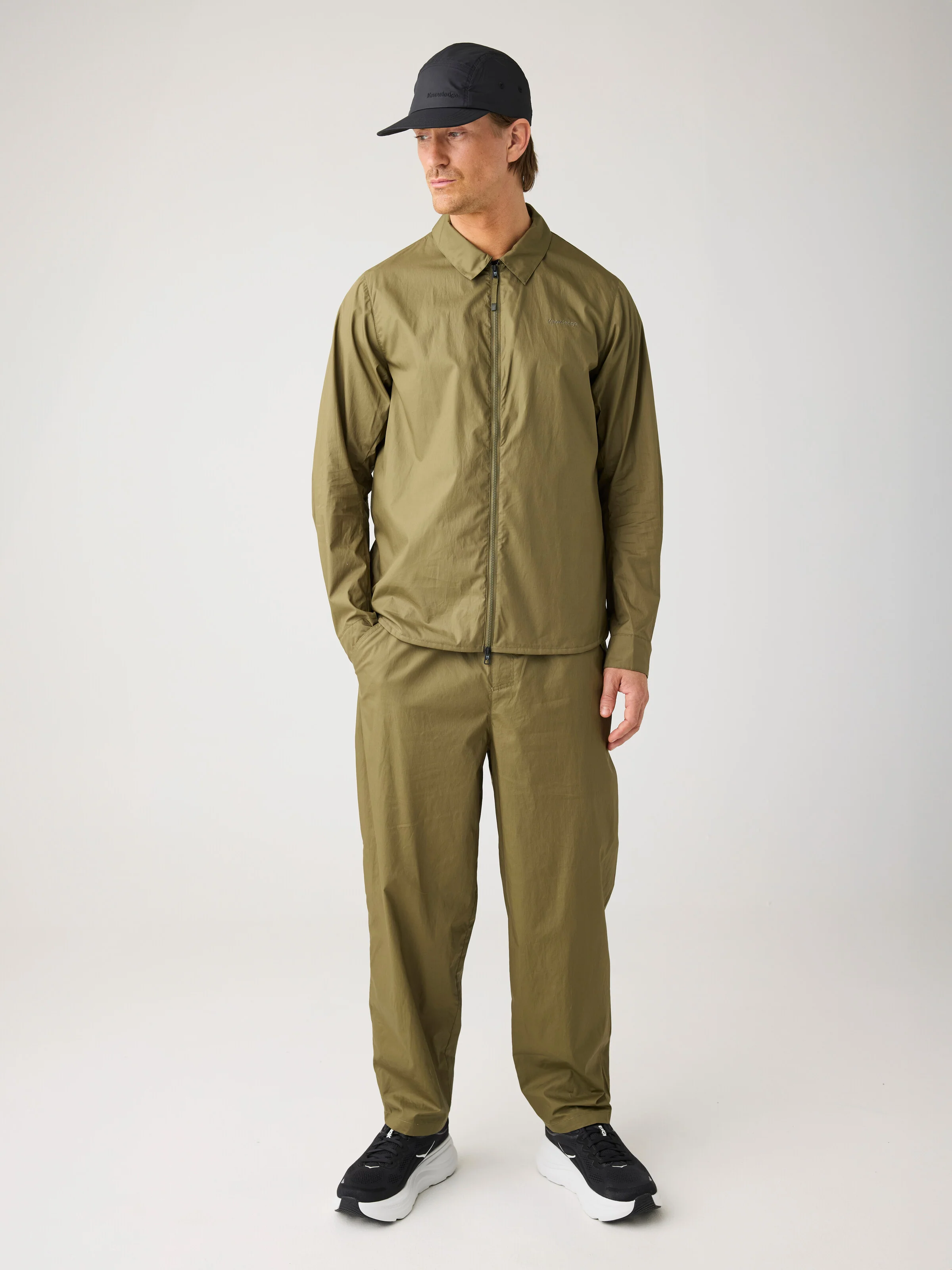 Vent ripstop 90 overshirt - Burned Olive - Image 3