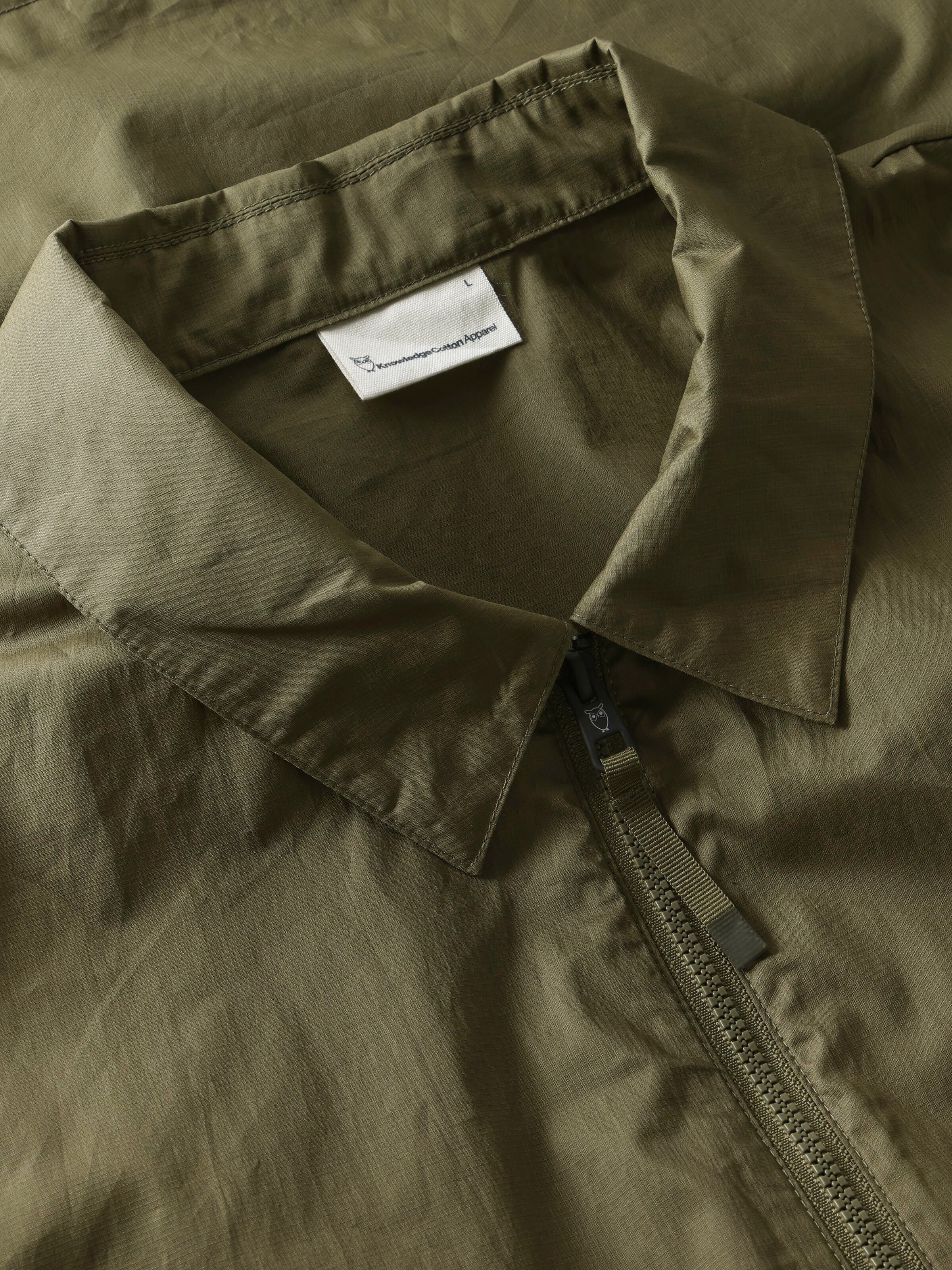 Vent ripstop 90 overshirt - Burned Olive - Image 4