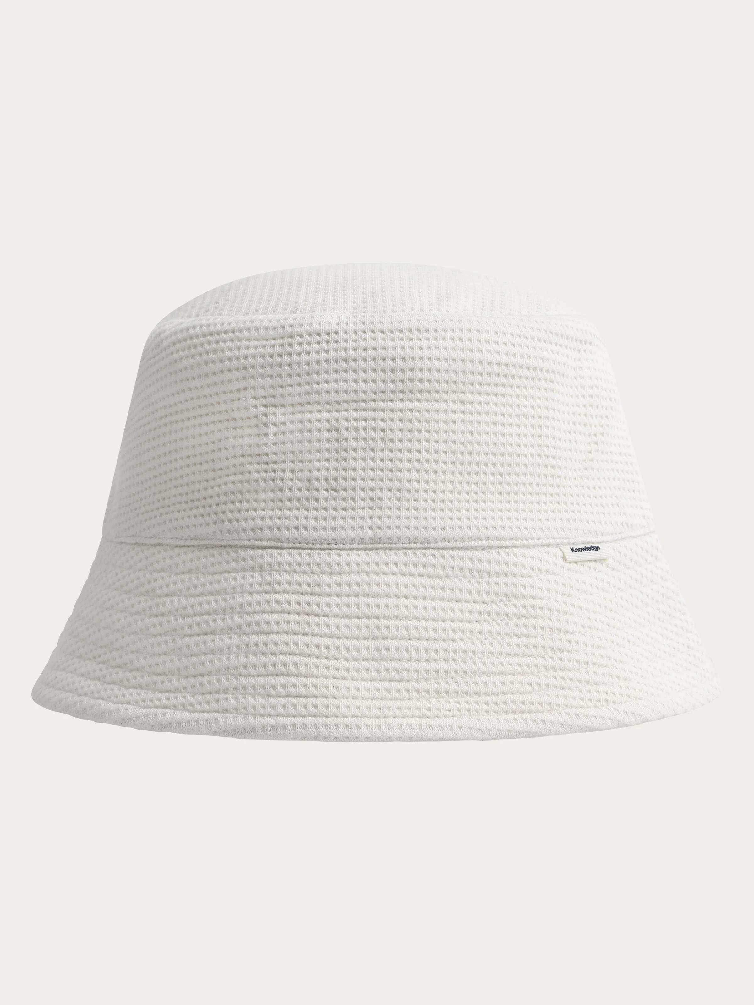 Waffle bucket hat - Egret