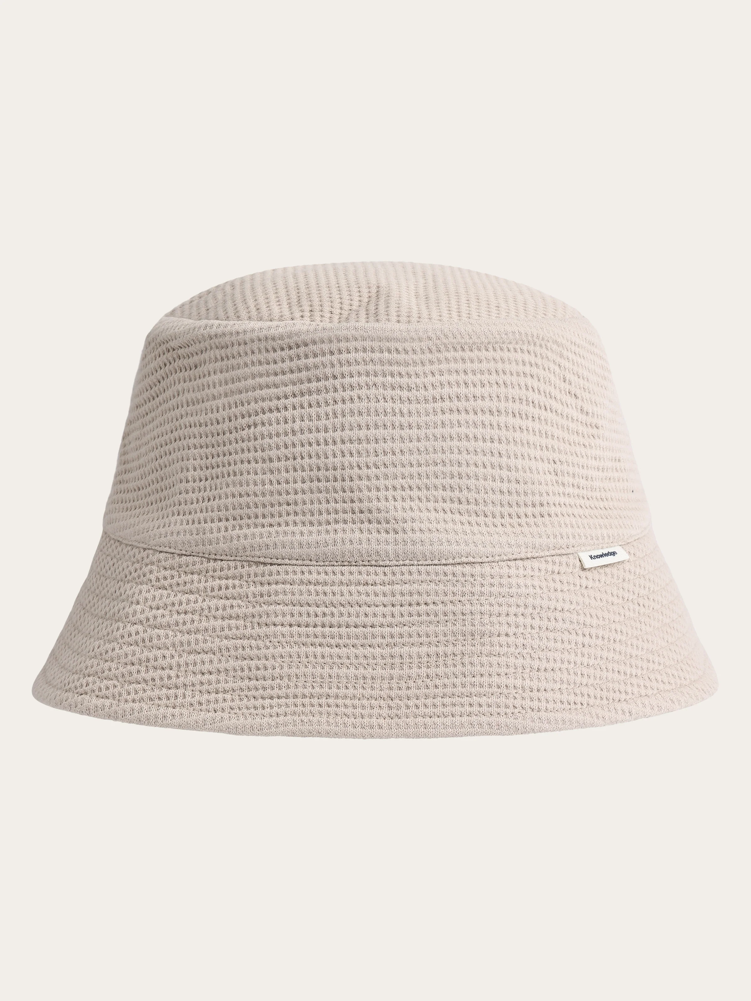 Waffle bucket hat - Light feather gray