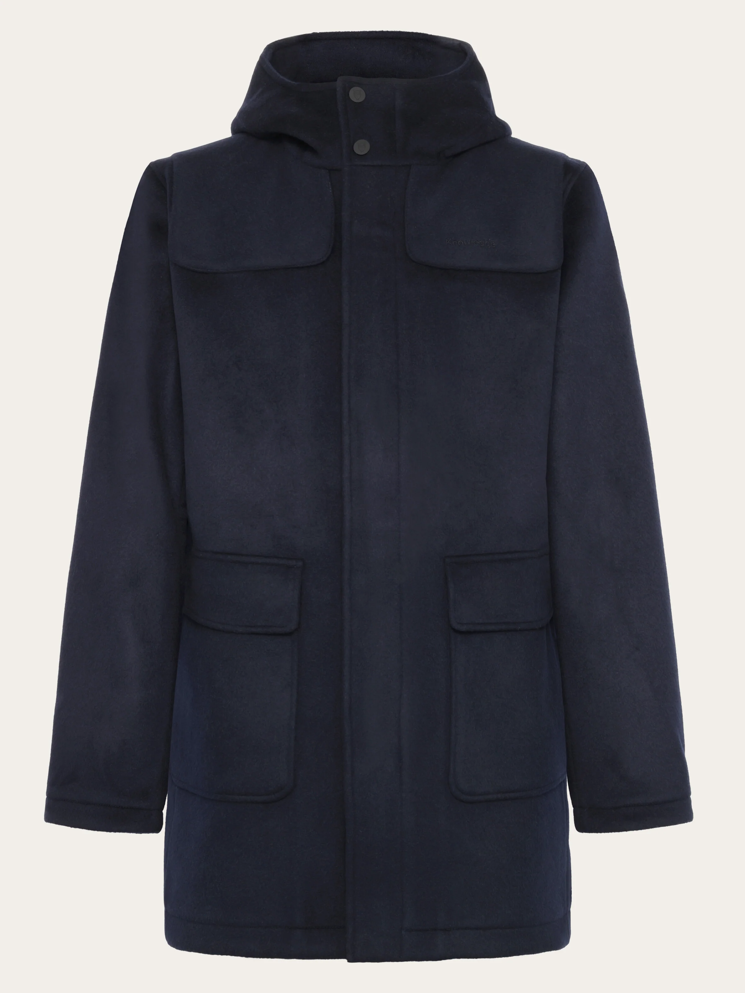 Wool duffel coat - Night Sky